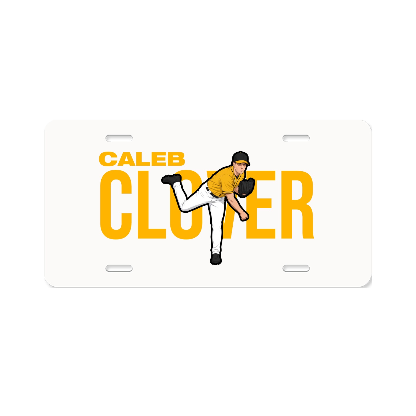 License Plate — Player Name in Classic