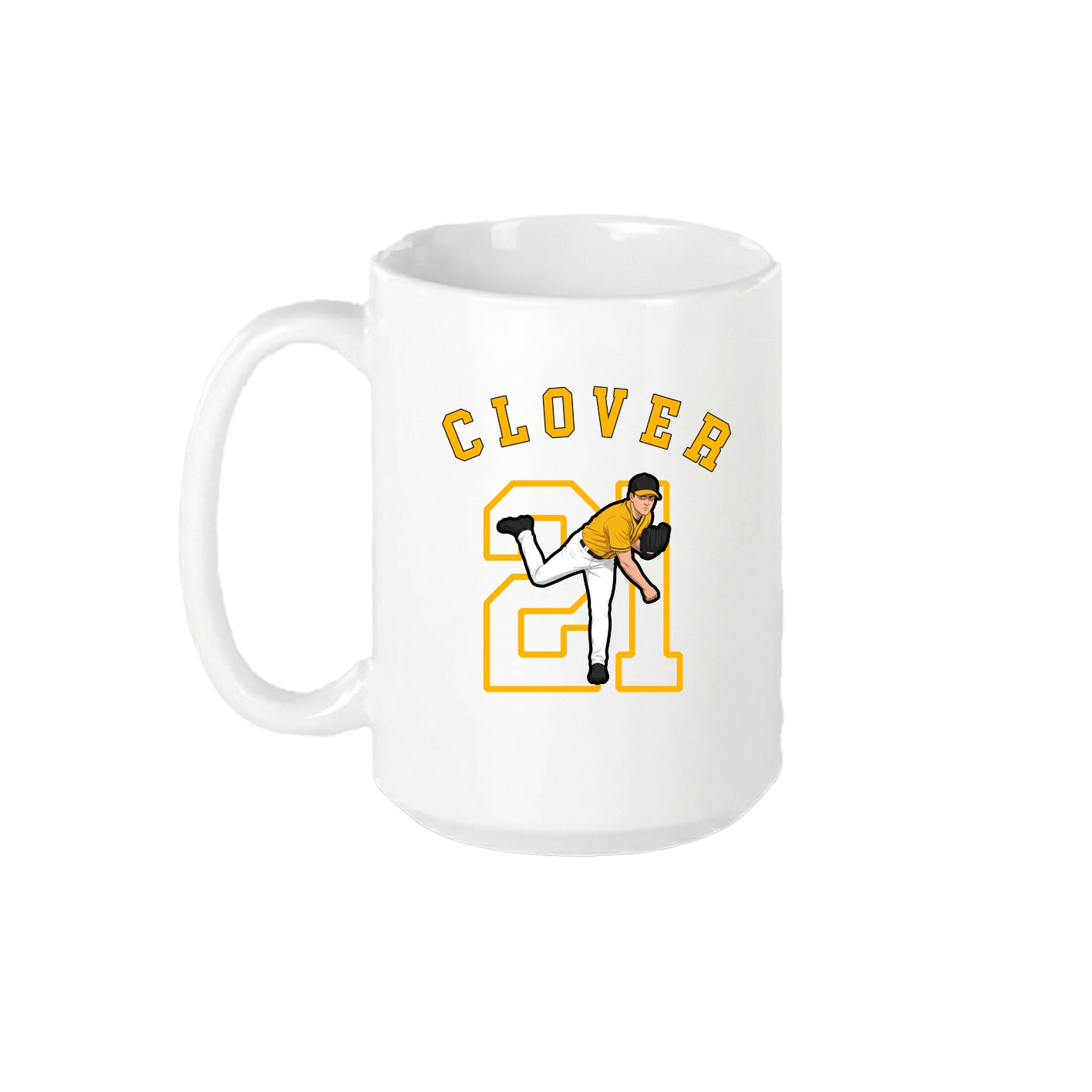 15oz Coffee Mug — Shirsey Arch in White