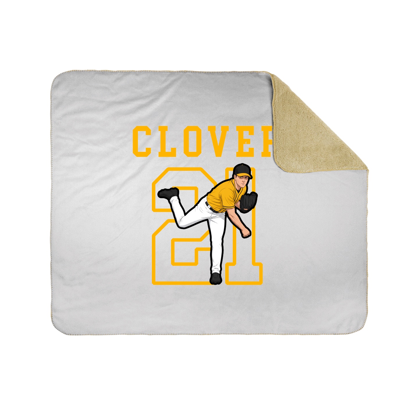 Throw Blanket — Shirsey in White