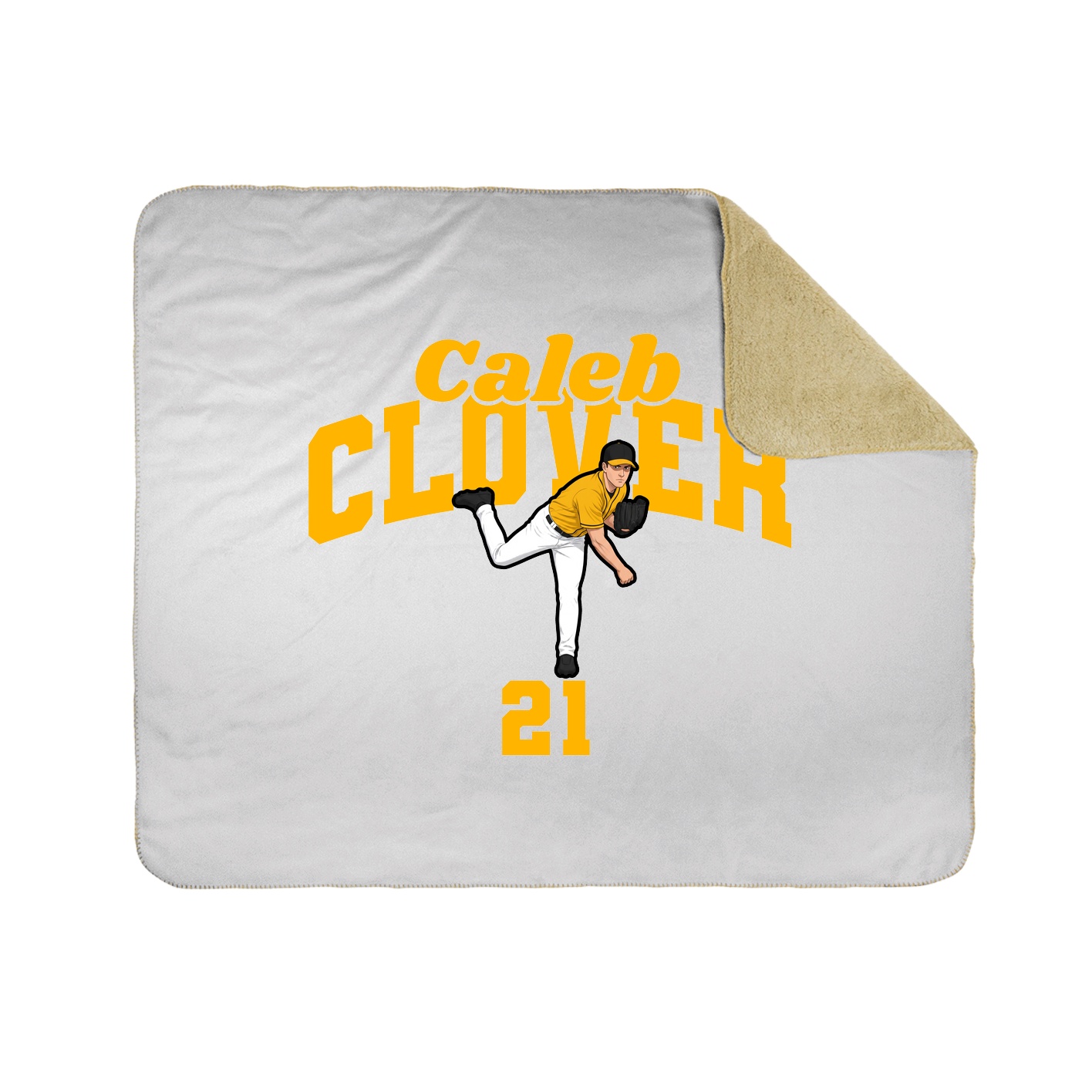 Throw Blanket — Signature Arch in White