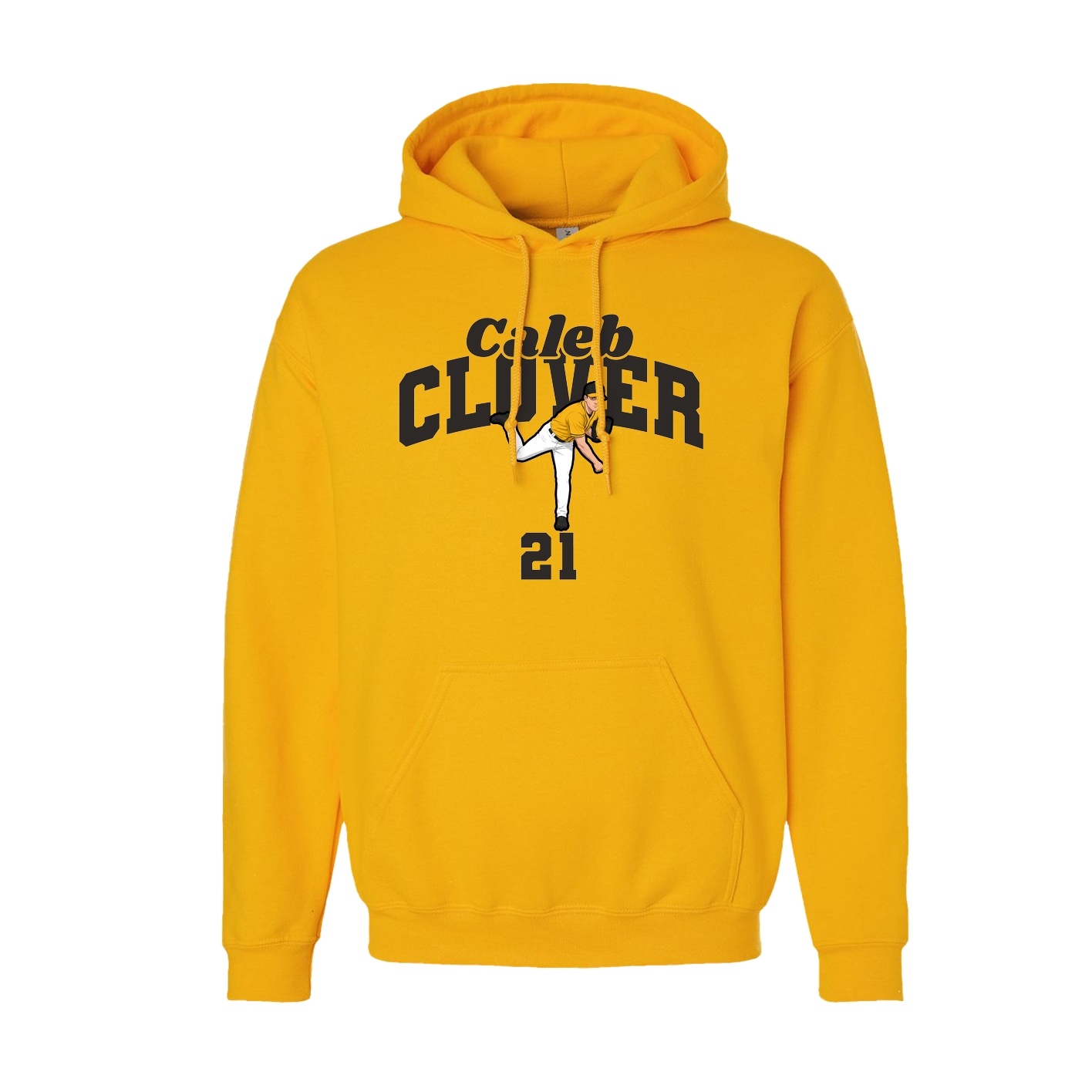 Hoodie — Signature Arch in Gold