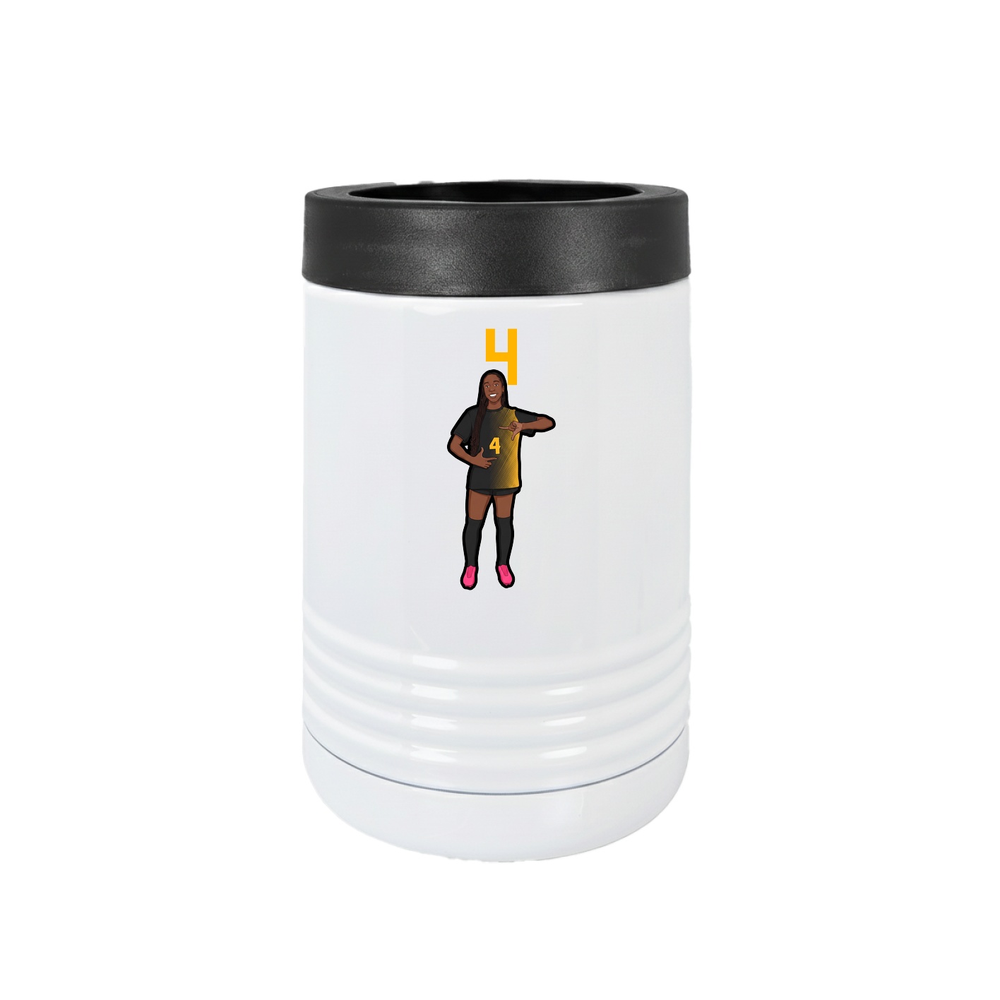 Beverage Holder — Number Top in White