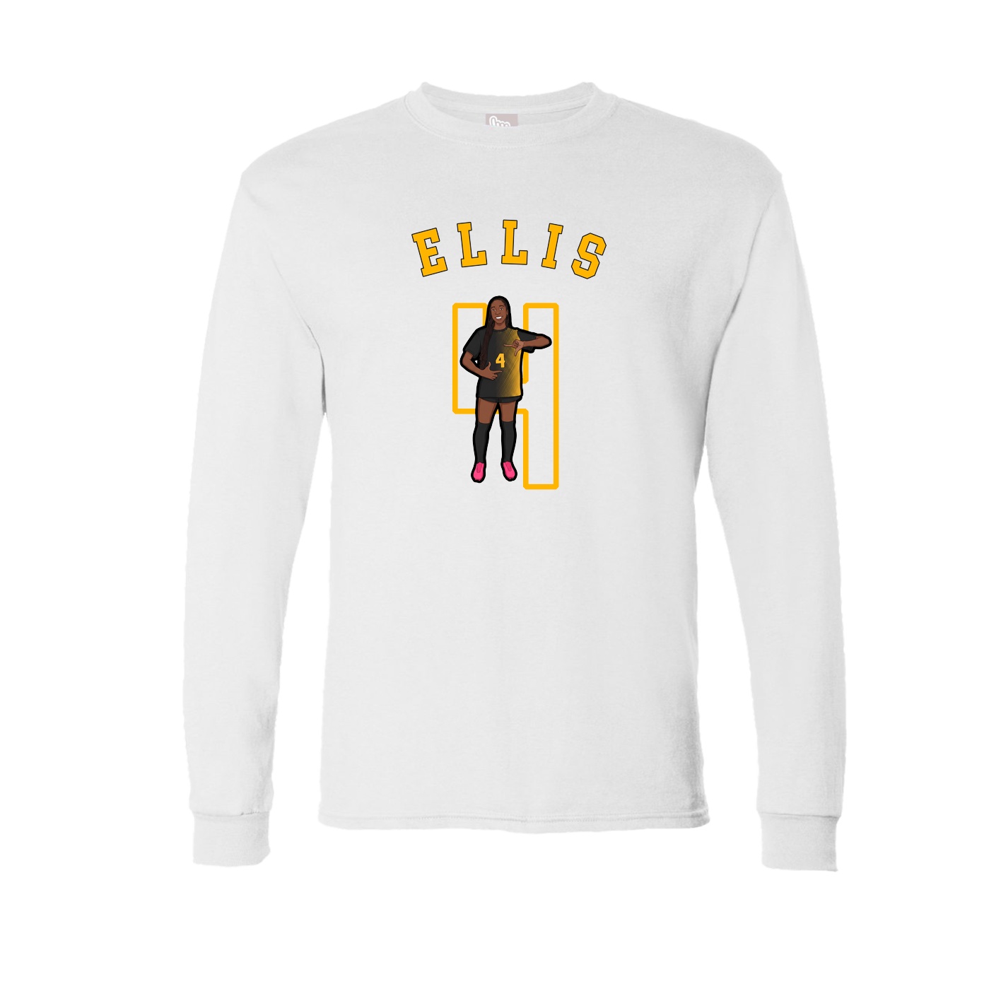 Long Sleeve Tee — Shirsey Arch in White