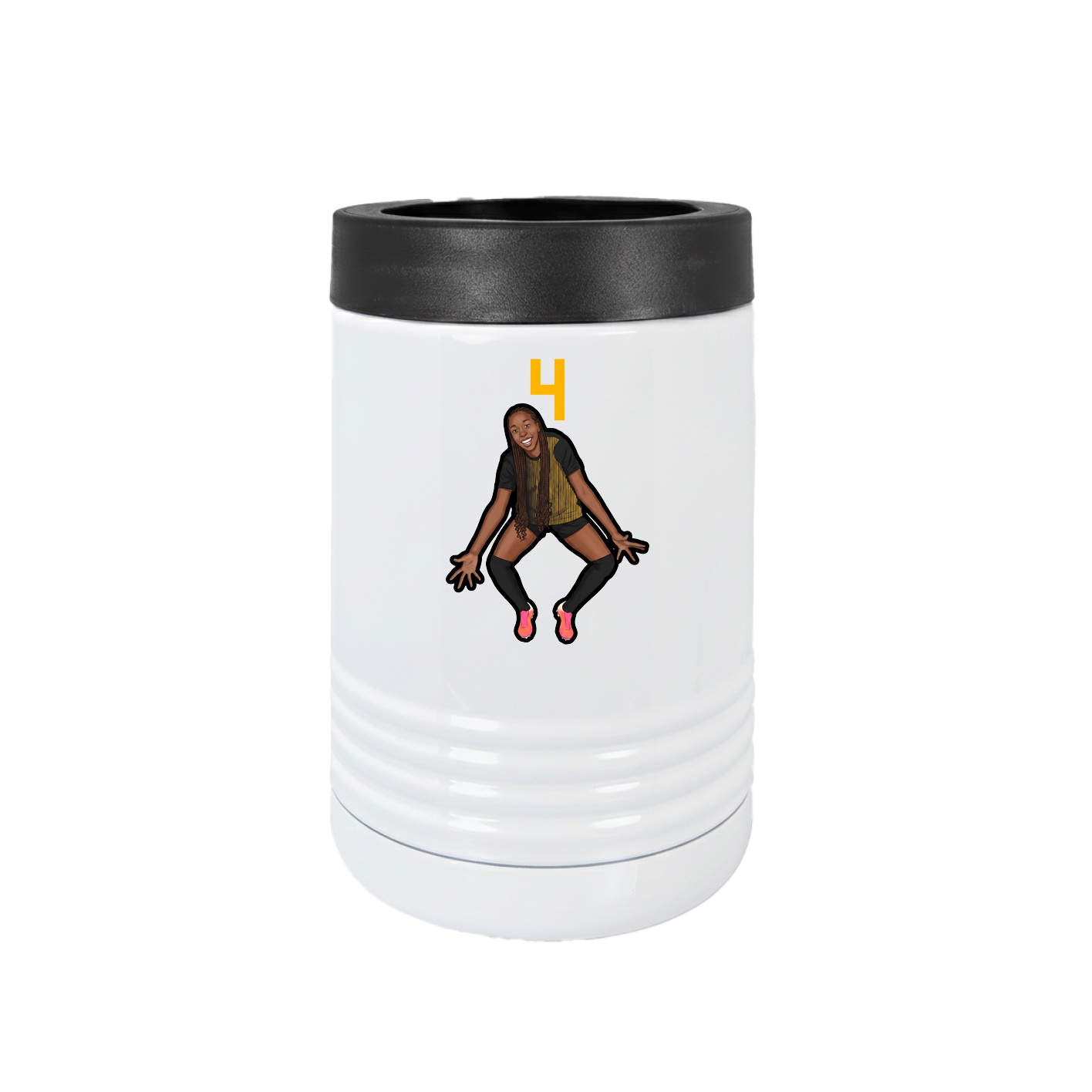 Beverage Holder — Number Top in White