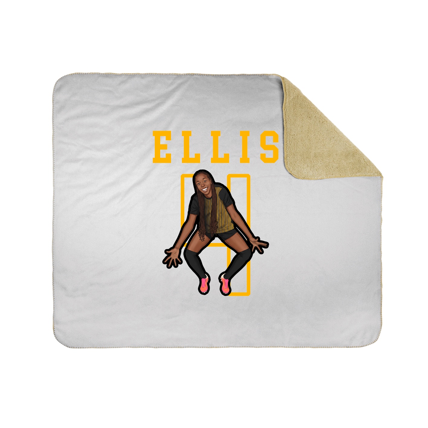 Throw Blanket — Shirsey in White