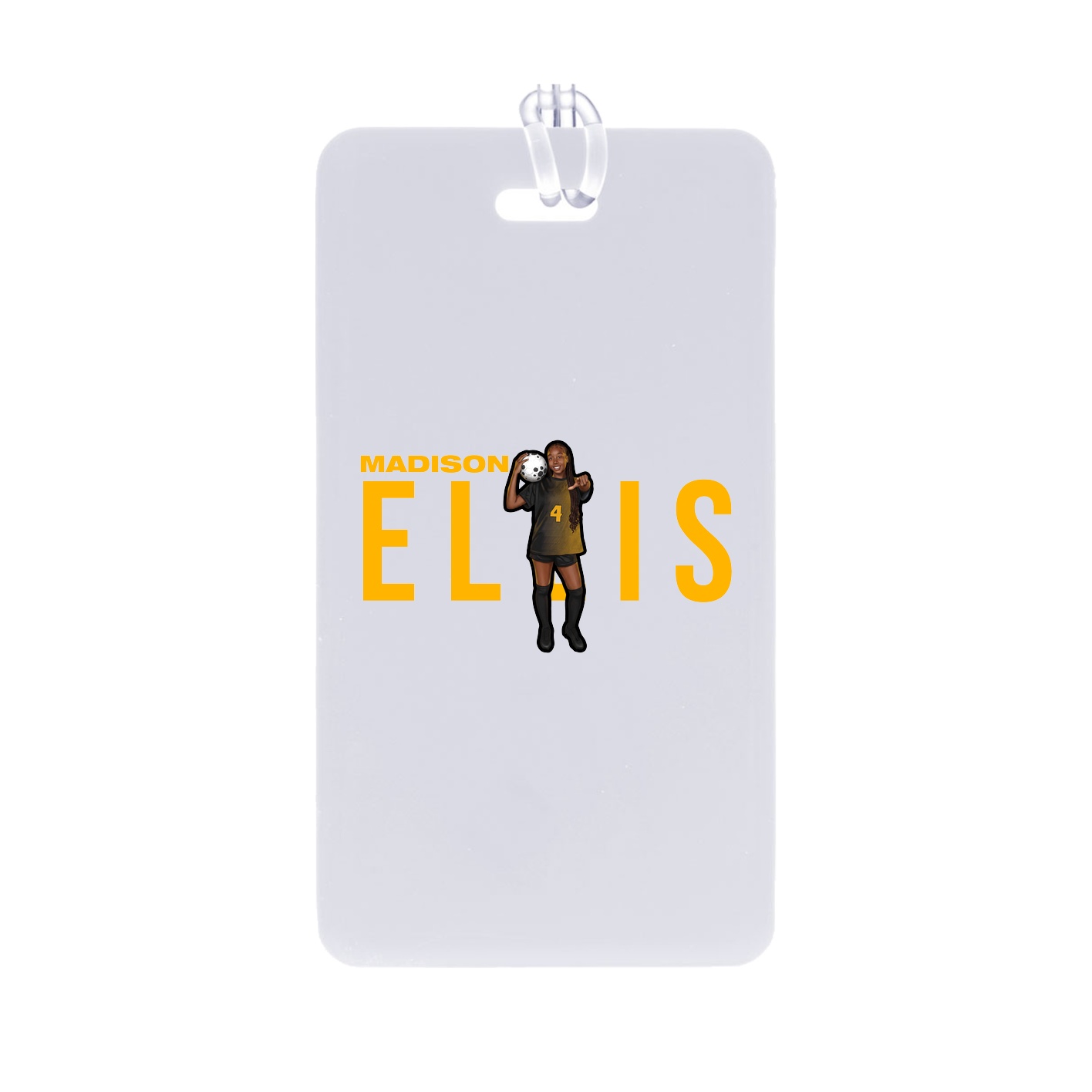 Bag Tag — Player Name in Classic