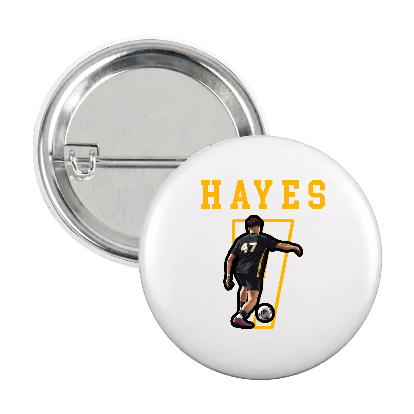 Game Day Button — Shirsey in White