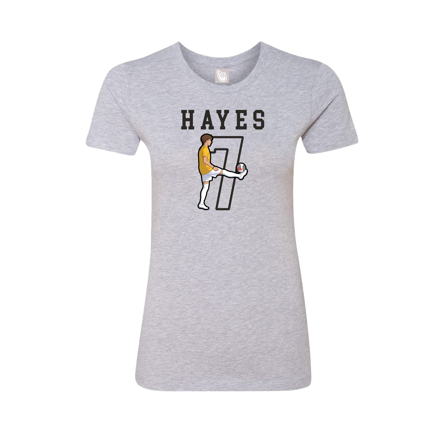 Fitted Women's Tee — Shirsey in Grey