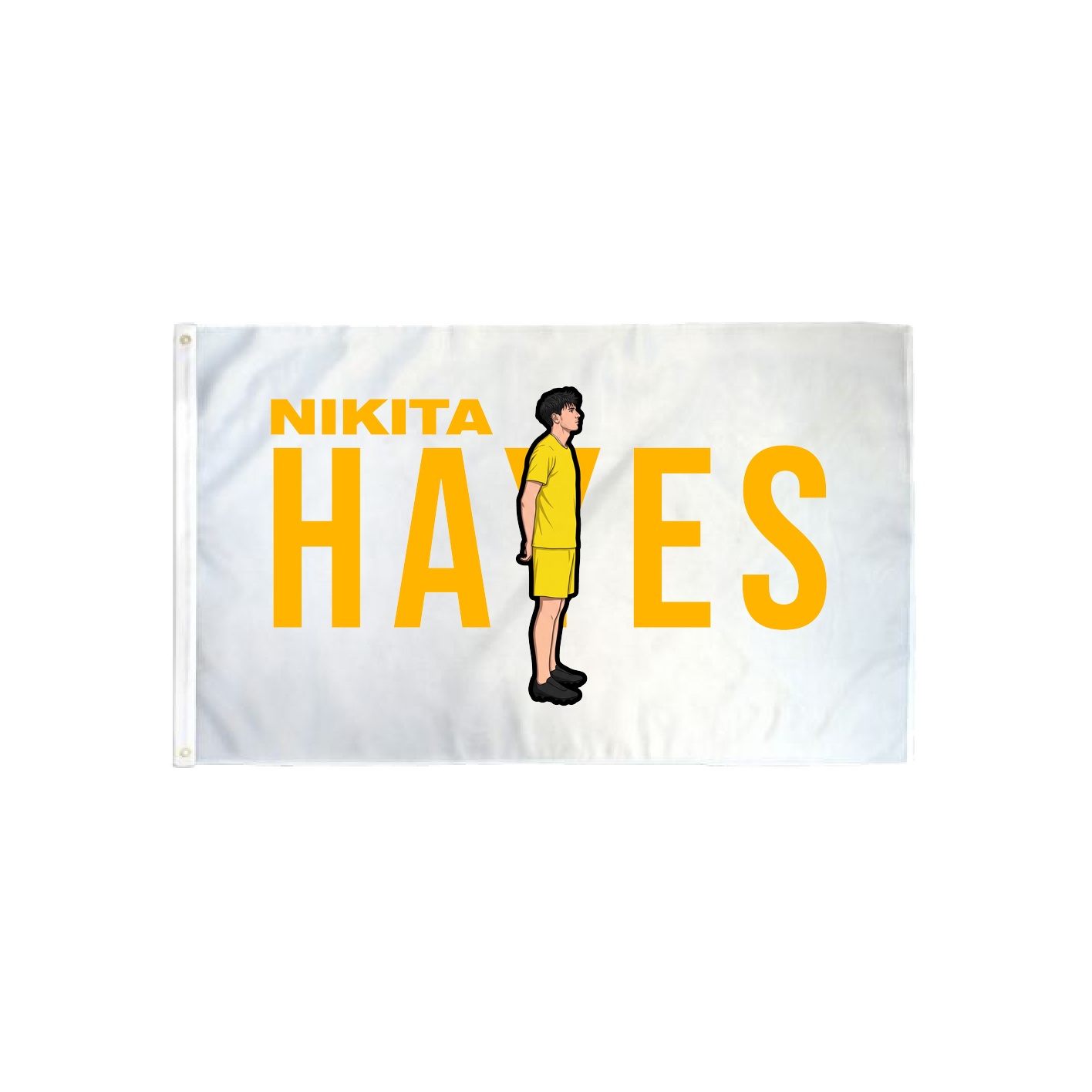 3x5 Flag — Player Name in Classic