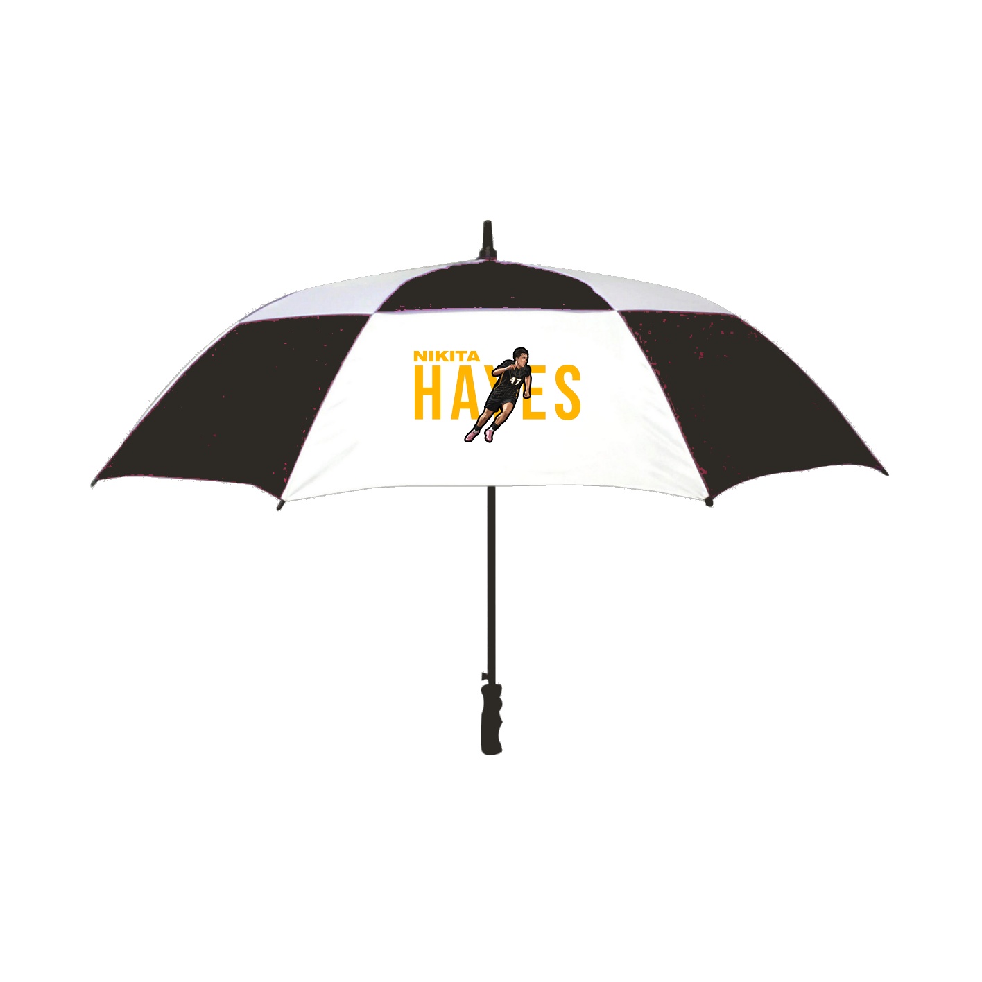 Golf Umbrella — Player Name in Black