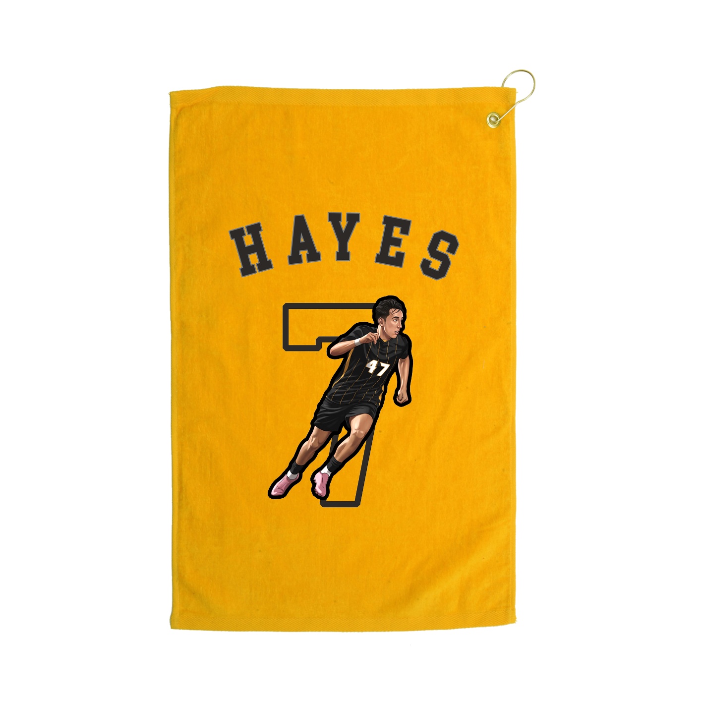 Golf Towel — Shirsey Arch in Gold