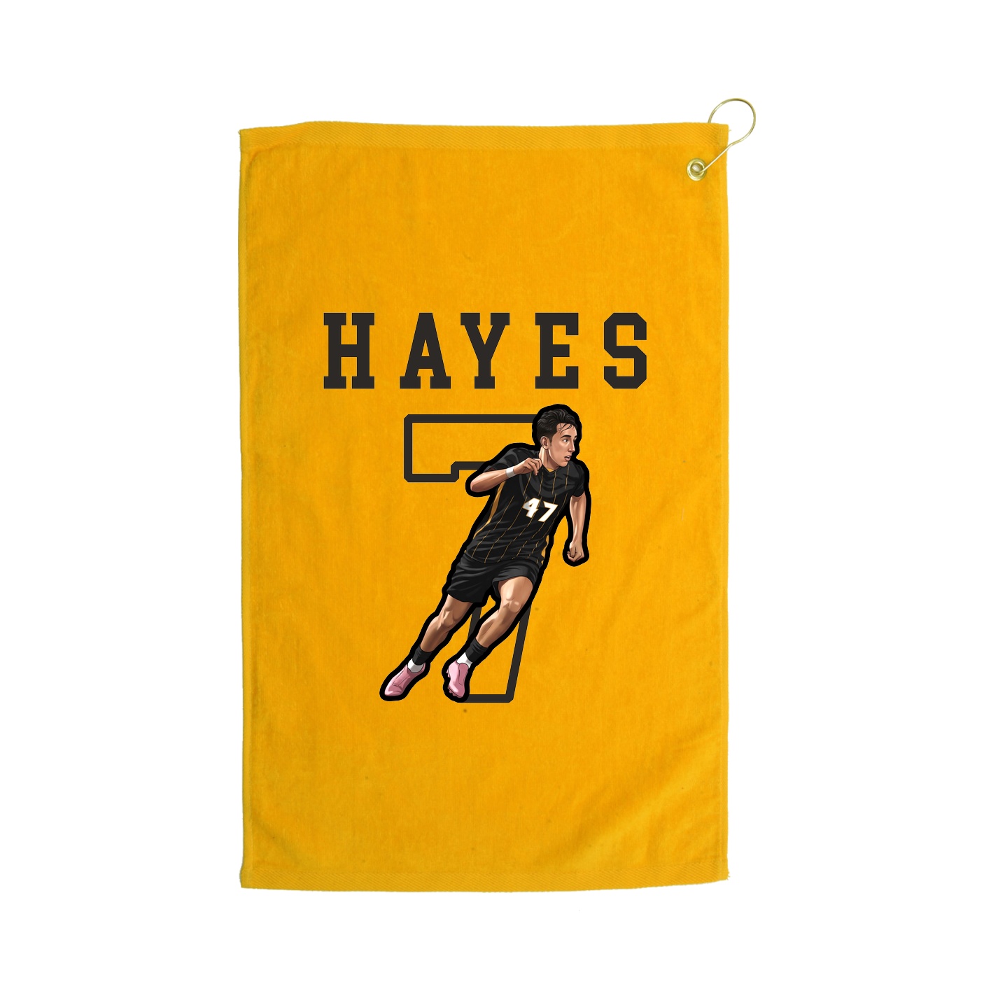 Golf Towel — Shirsey in Gold