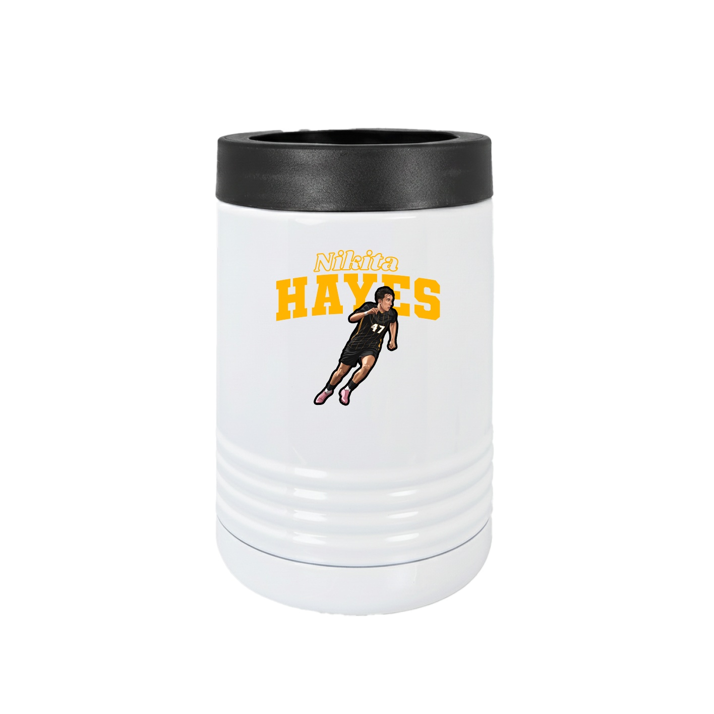 Beverage Holder — Name Arch in White