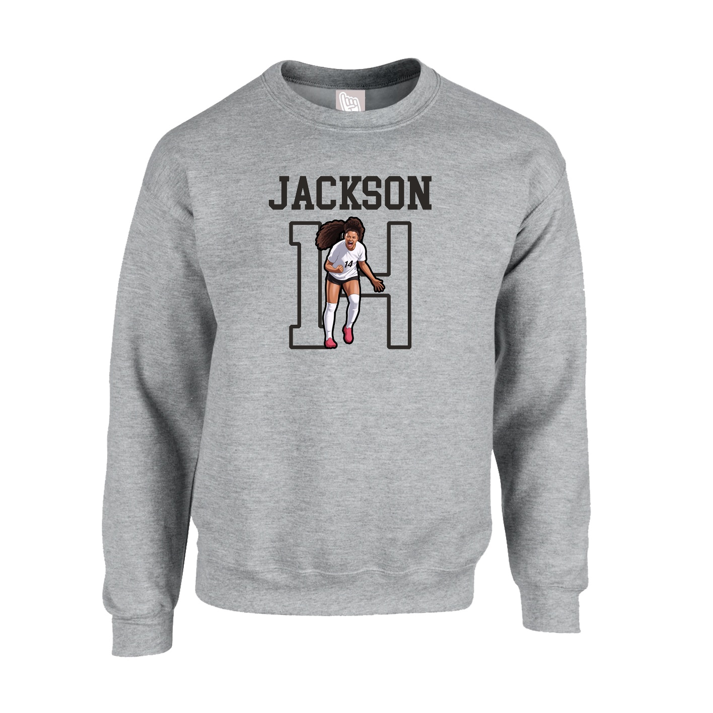Fleece Crew — Shirsey in Grey
