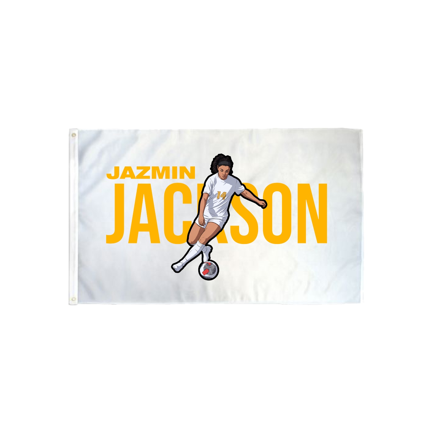 3x5 Flag — Player Name in Classic
