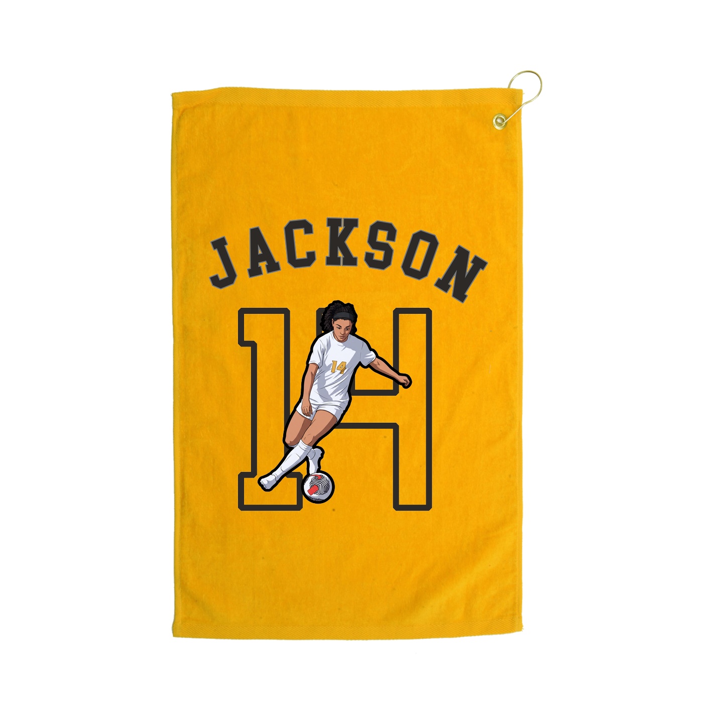 Golf Towel — Shirsey Arch in Gold