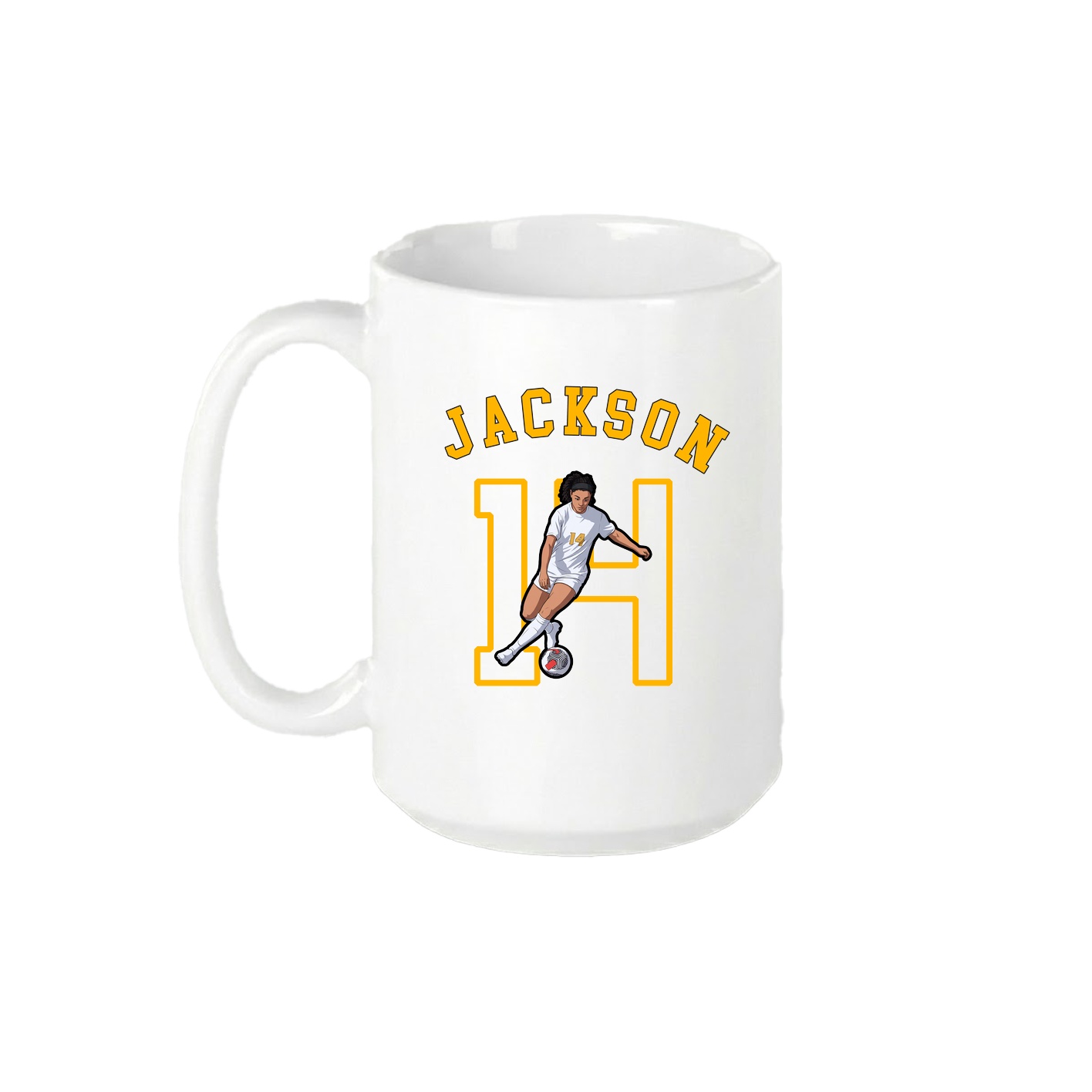 15oz Coffee Mug — Shirsey Arch in White