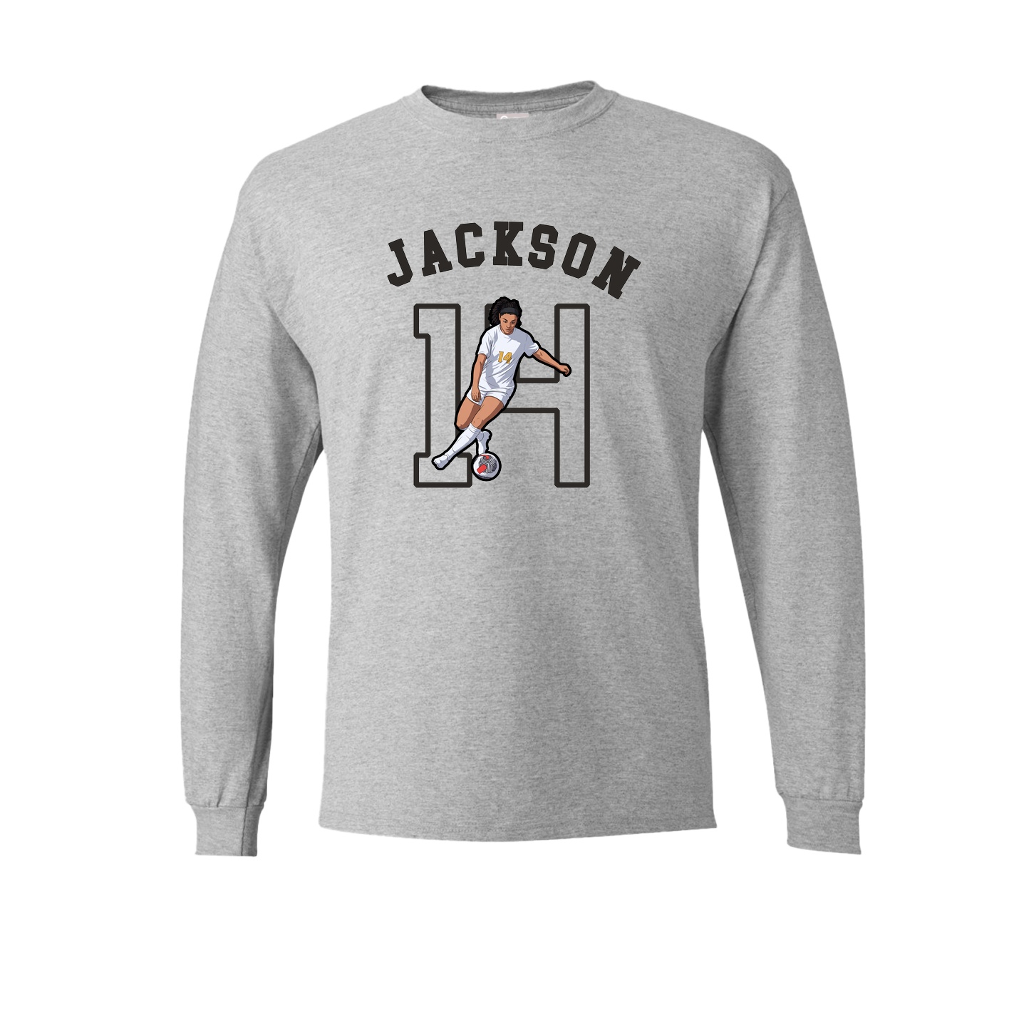 Long Sleeve Tee — Shirsey Arch in Grey