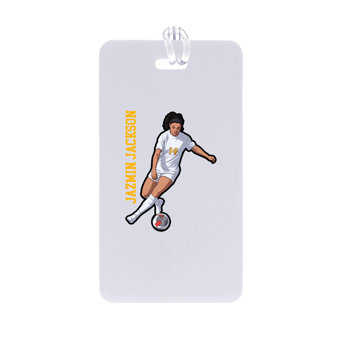 Bag Tag — Name Vertical in Classic