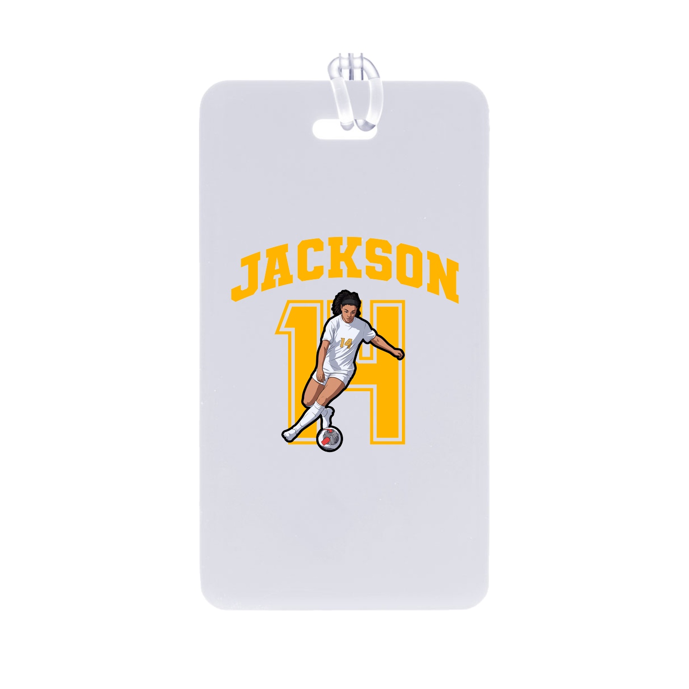 Bag Tag — Number in Classic