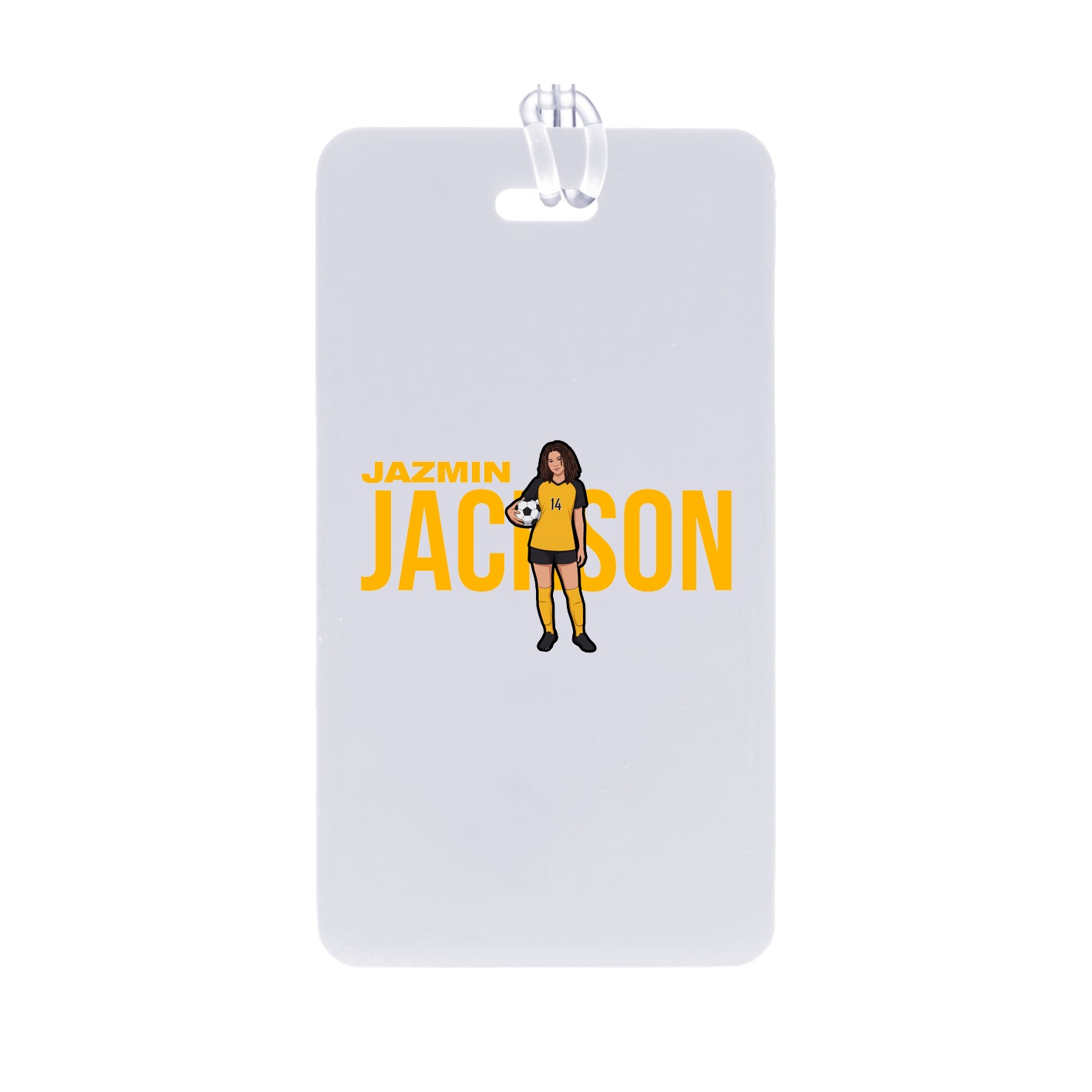 Bag Tag — Player Name in Classic