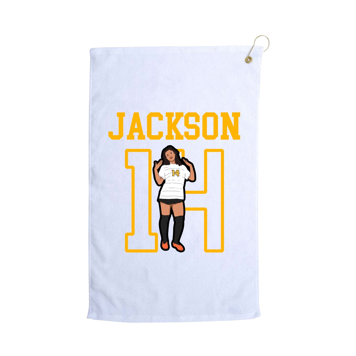 Golf Towel — Shirsey in White