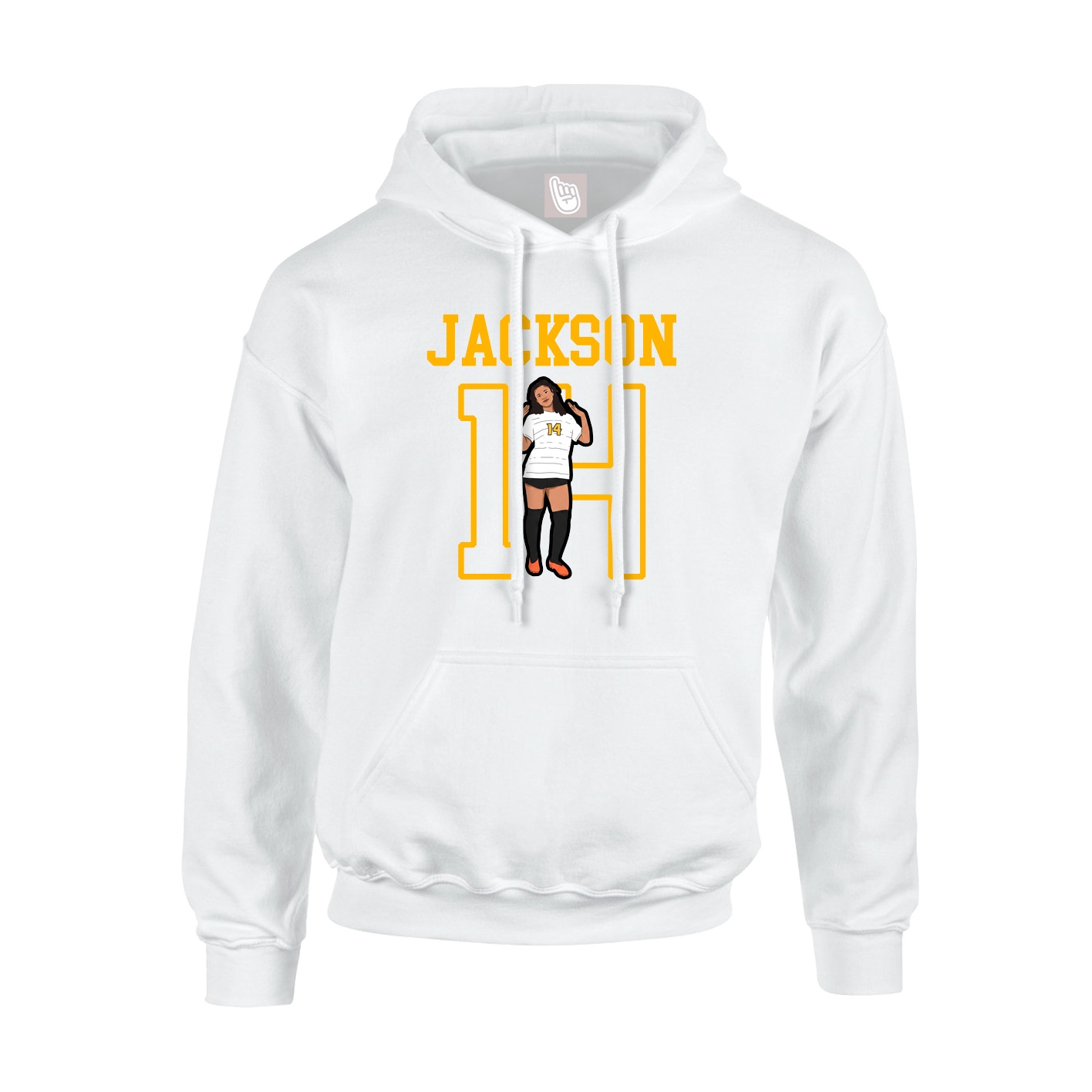 Hoodie — Shirsey in White