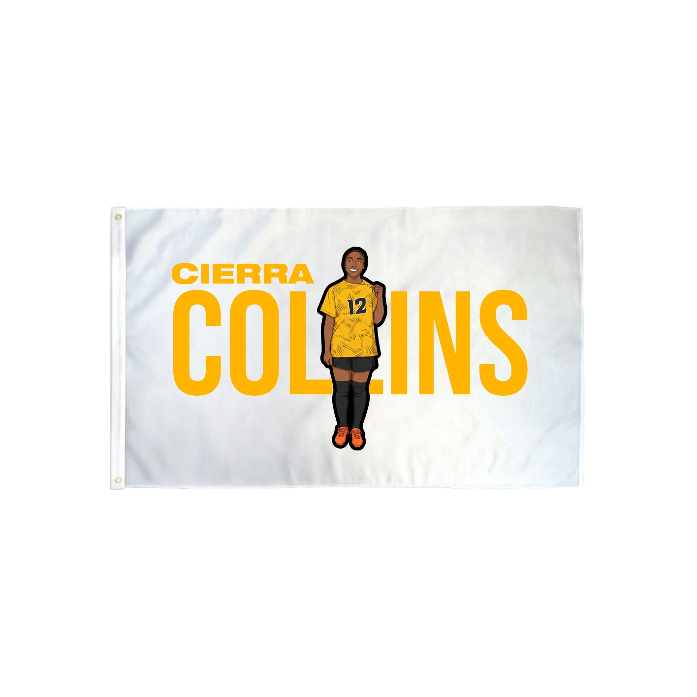 3x5 Flag — Player Name in Classic