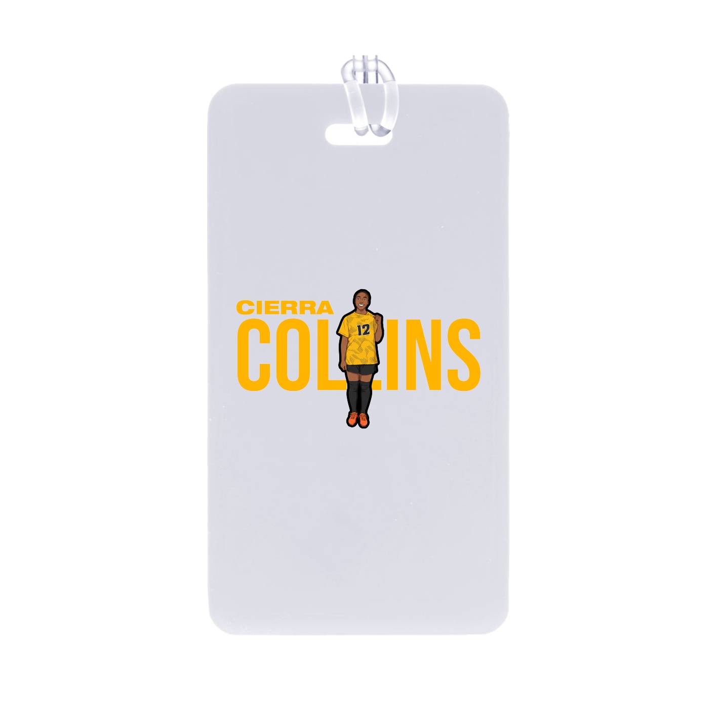 Bag Tag — Player Name in Classic