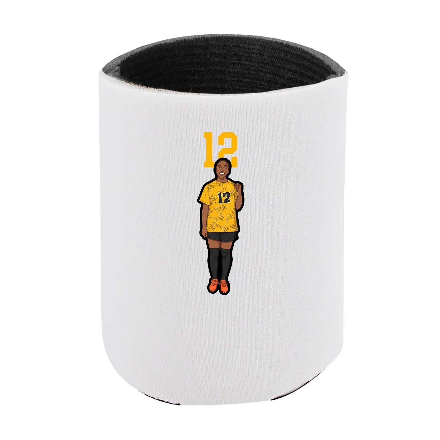 Can Holder — Number Top in White