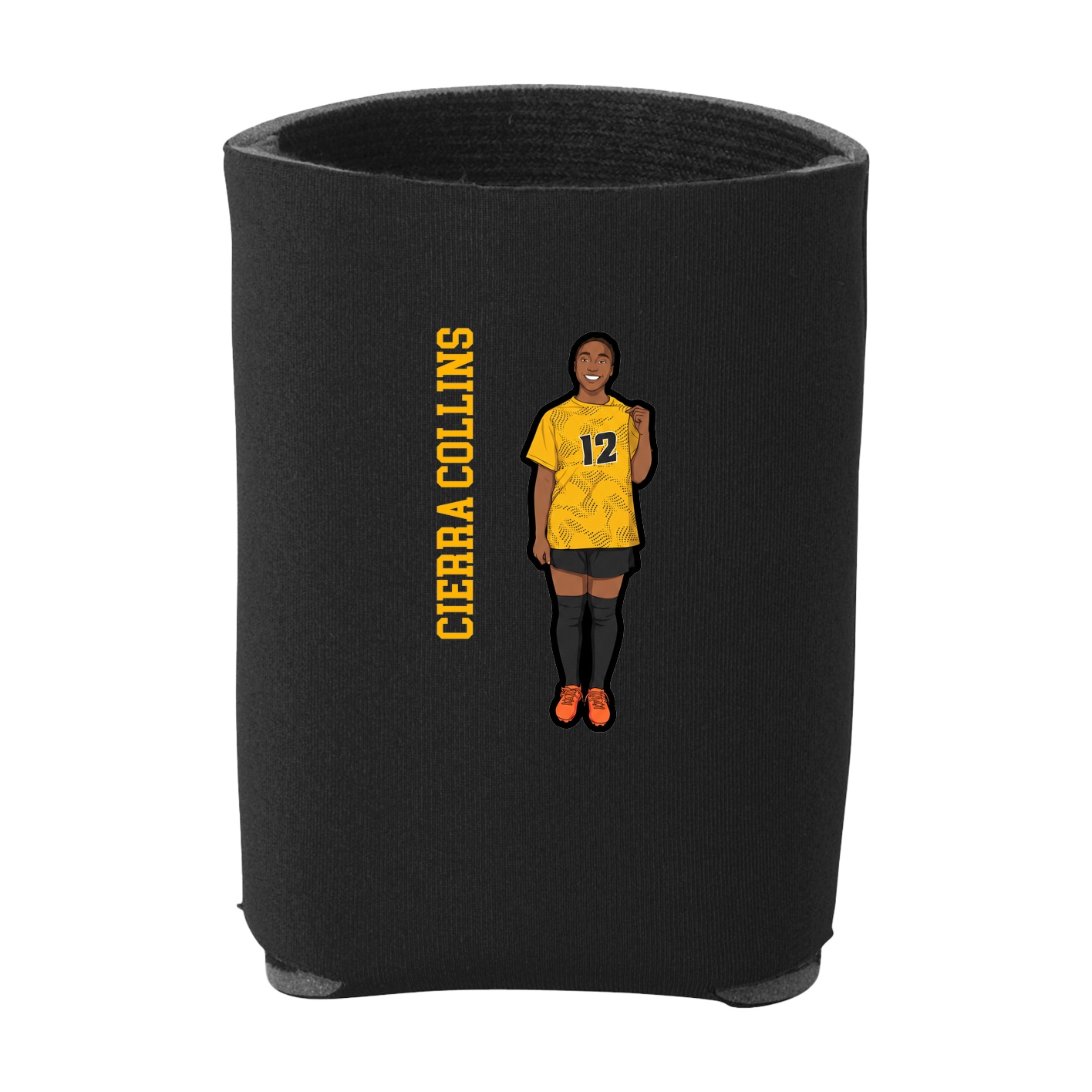 Can Holder — Name Vertical in Black