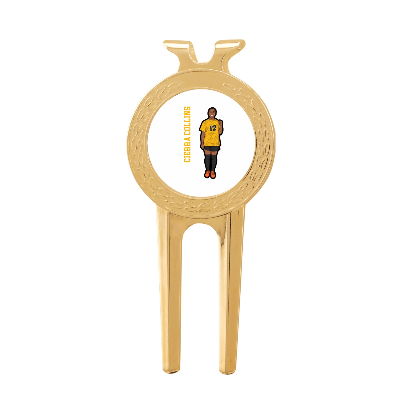 Divot Tool with Ball Marker — Name Vertical in Classic