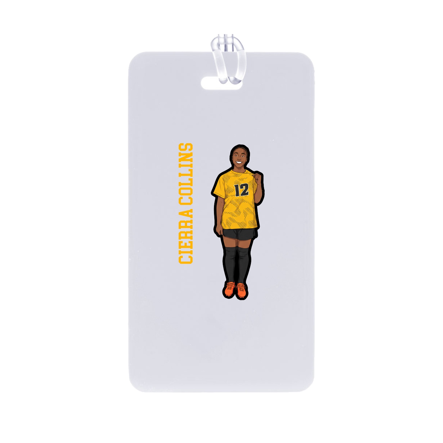 Bag Tag — Name Vertical in Classic