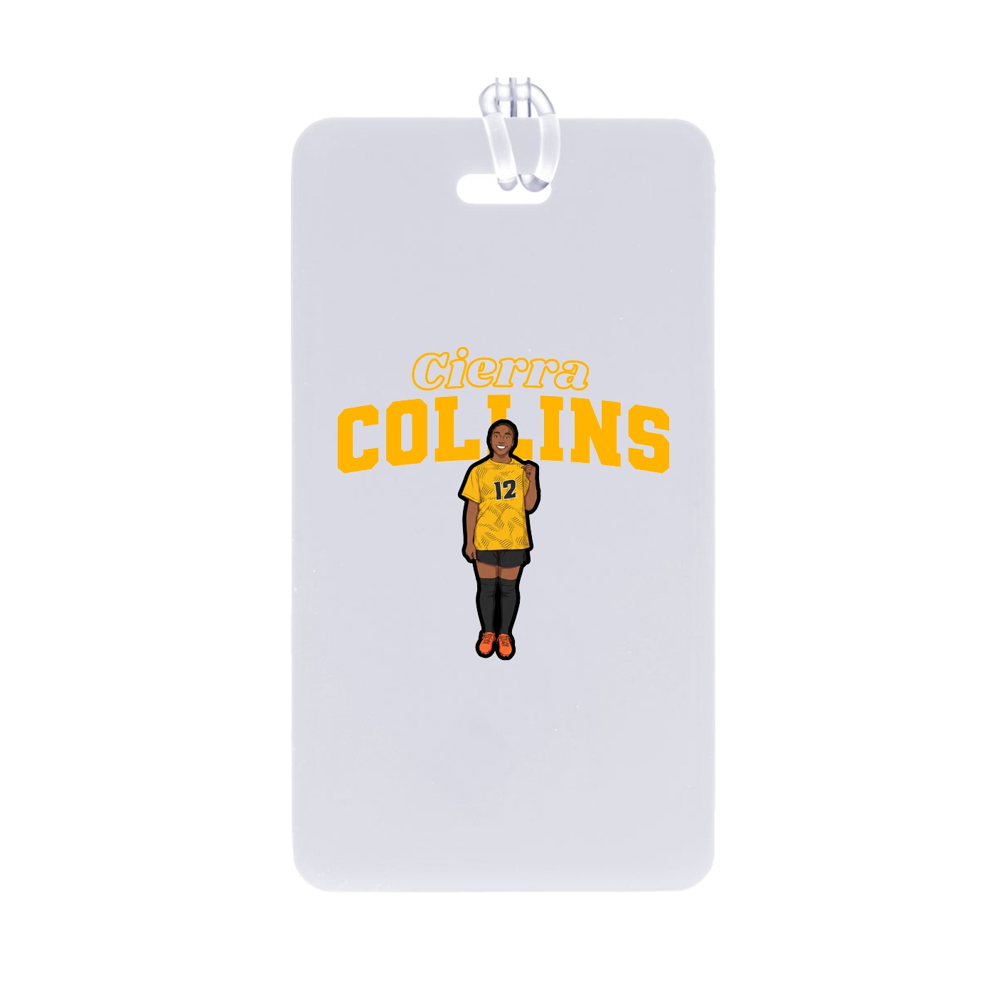 Bag Tag — Name Arch in Classic