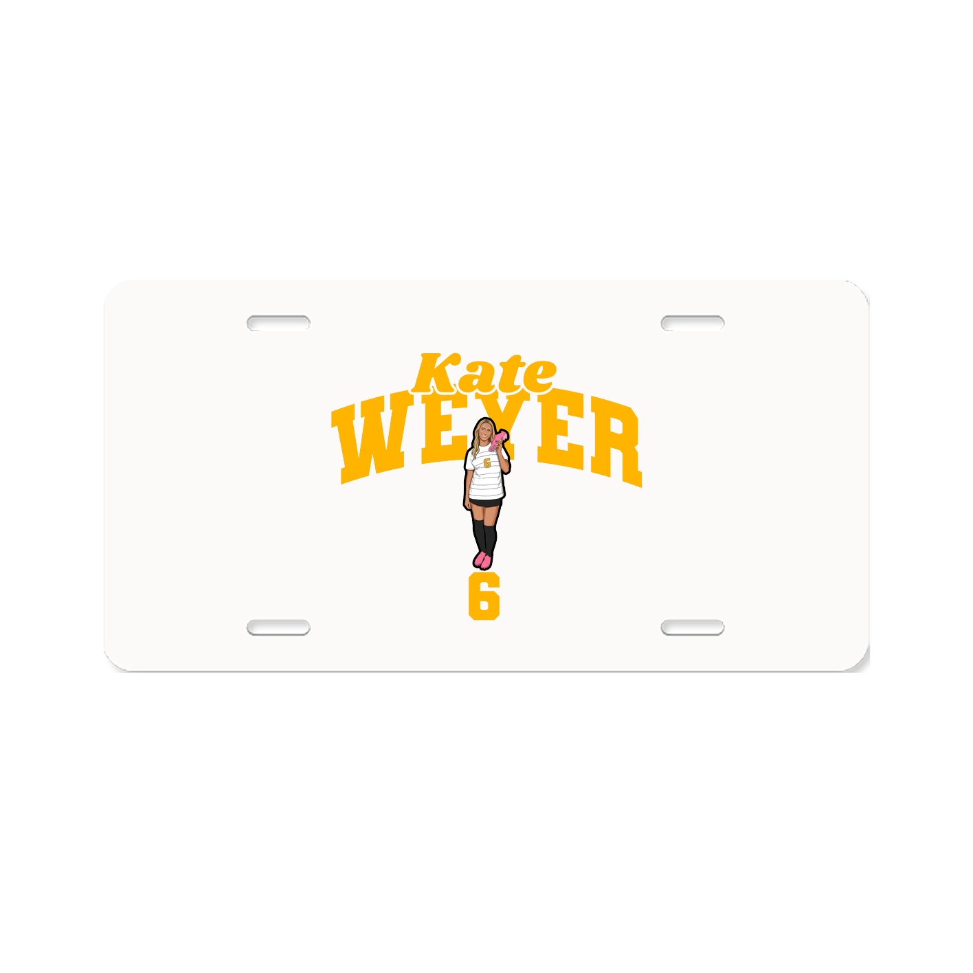 License Plate — Signature Arch in Classic
