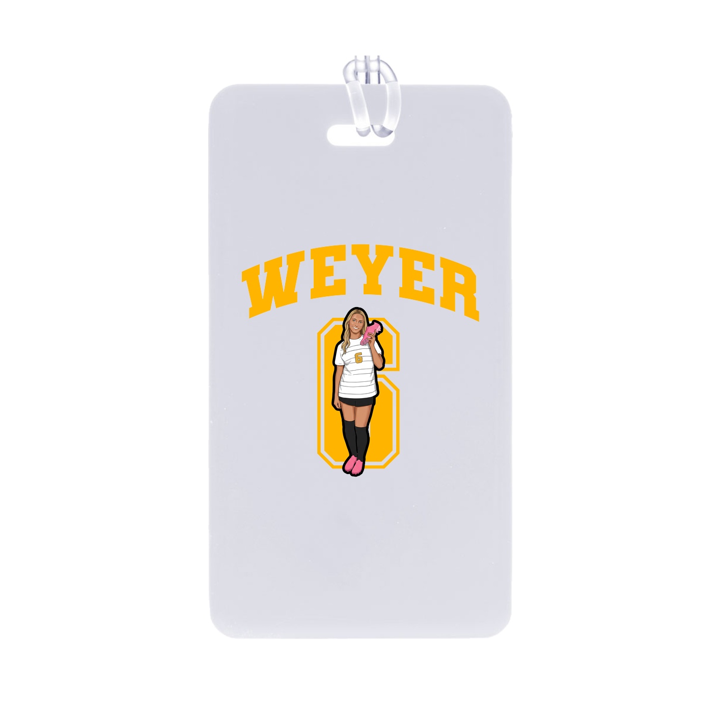 Bag Tag — Number in Classic