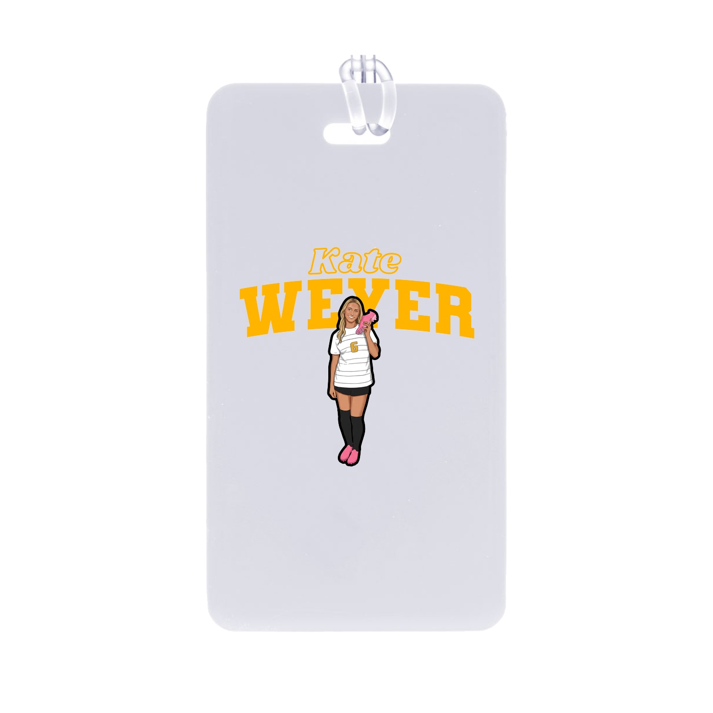 Bag Tag — Name Arch in Classic