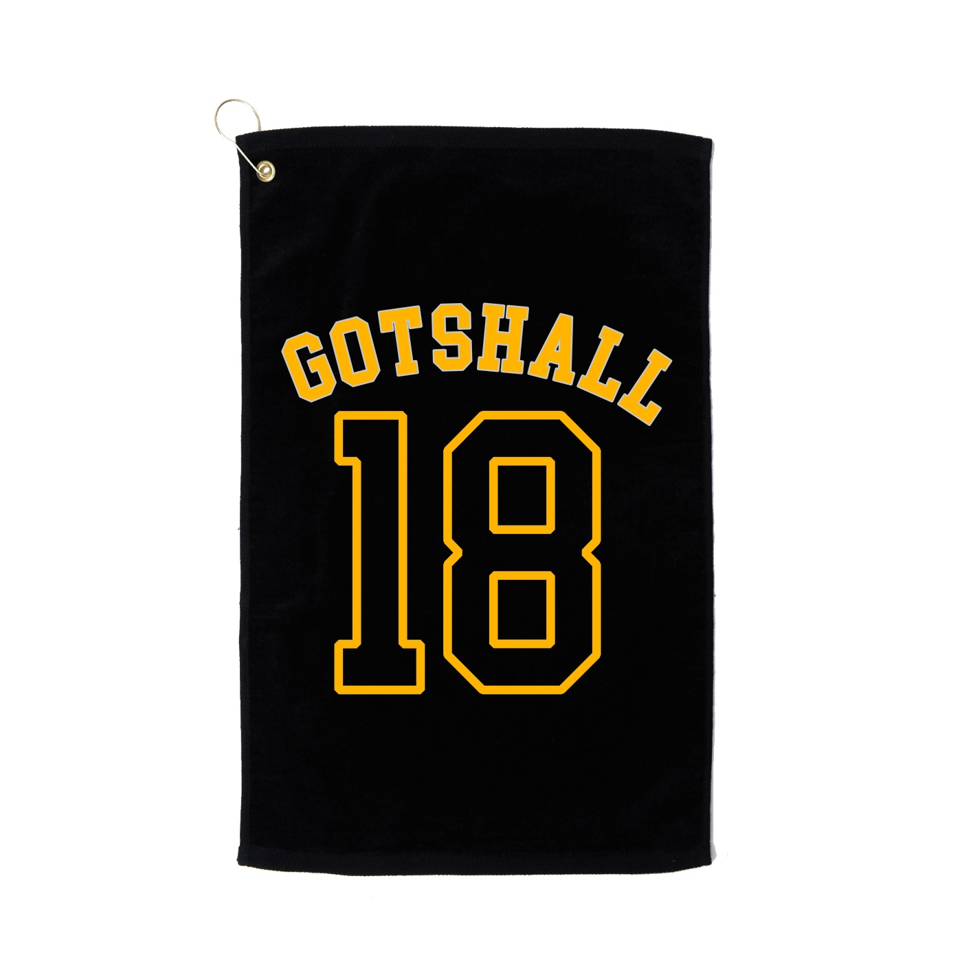 Golf Towel — Shirsey Arch in Black