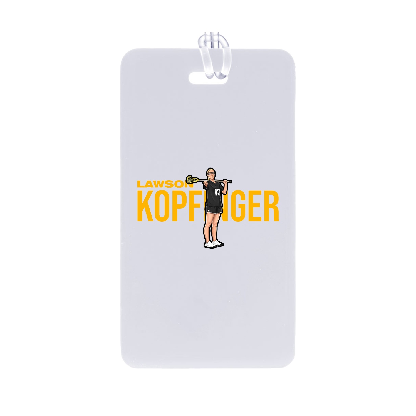 Bag Tag — Player Name in Classic