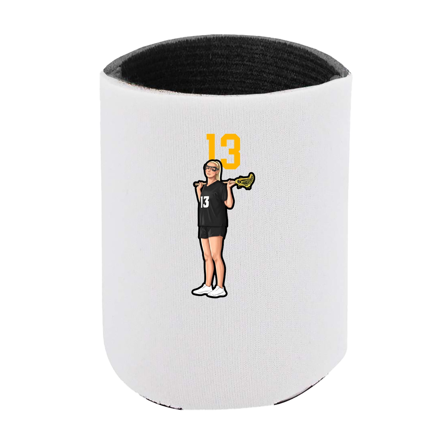 Can Holder — Number Top in White