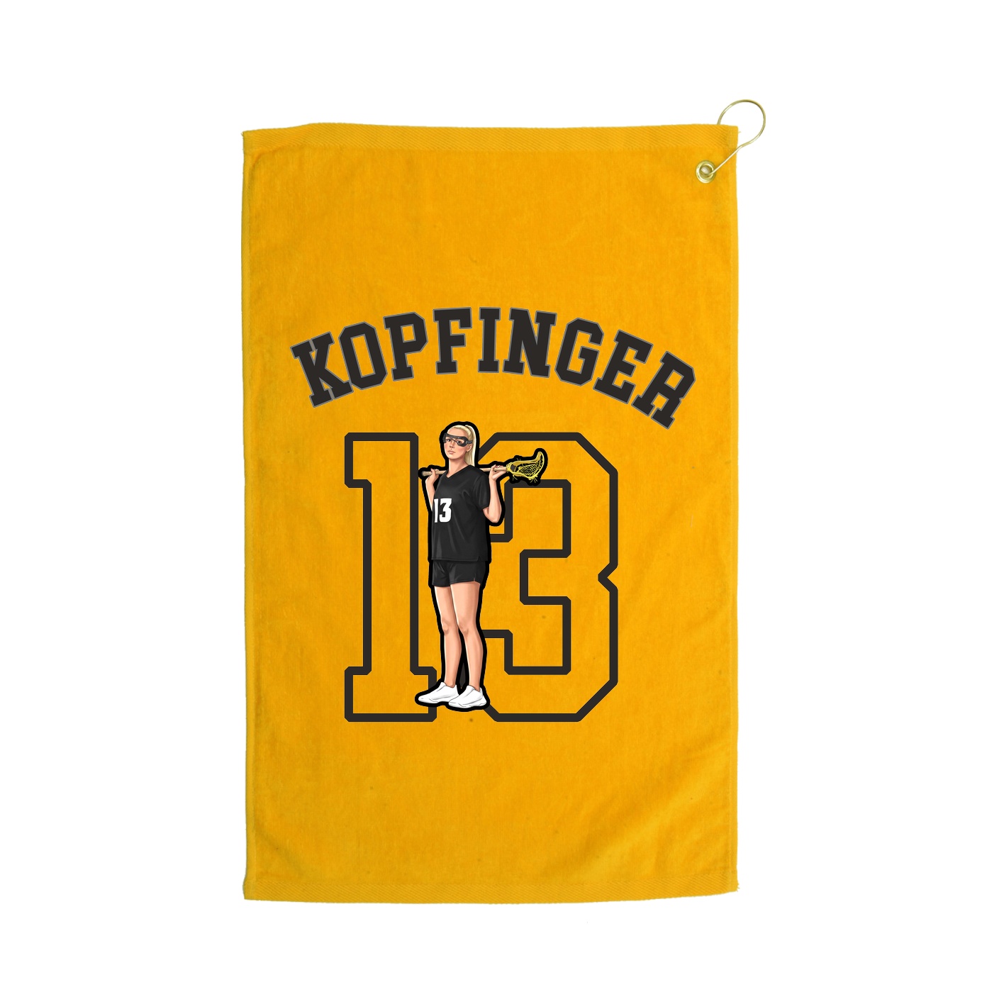 Golf Towel — Shirsey Arch in Gold
