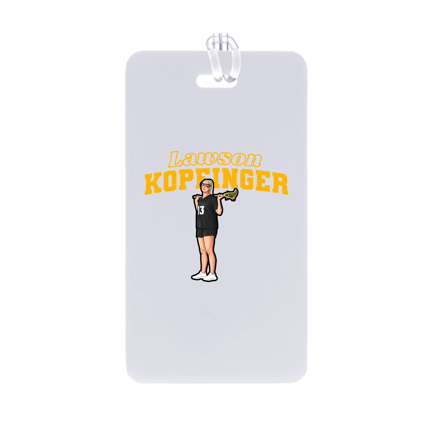 Bag Tag — Name Arch in Classic