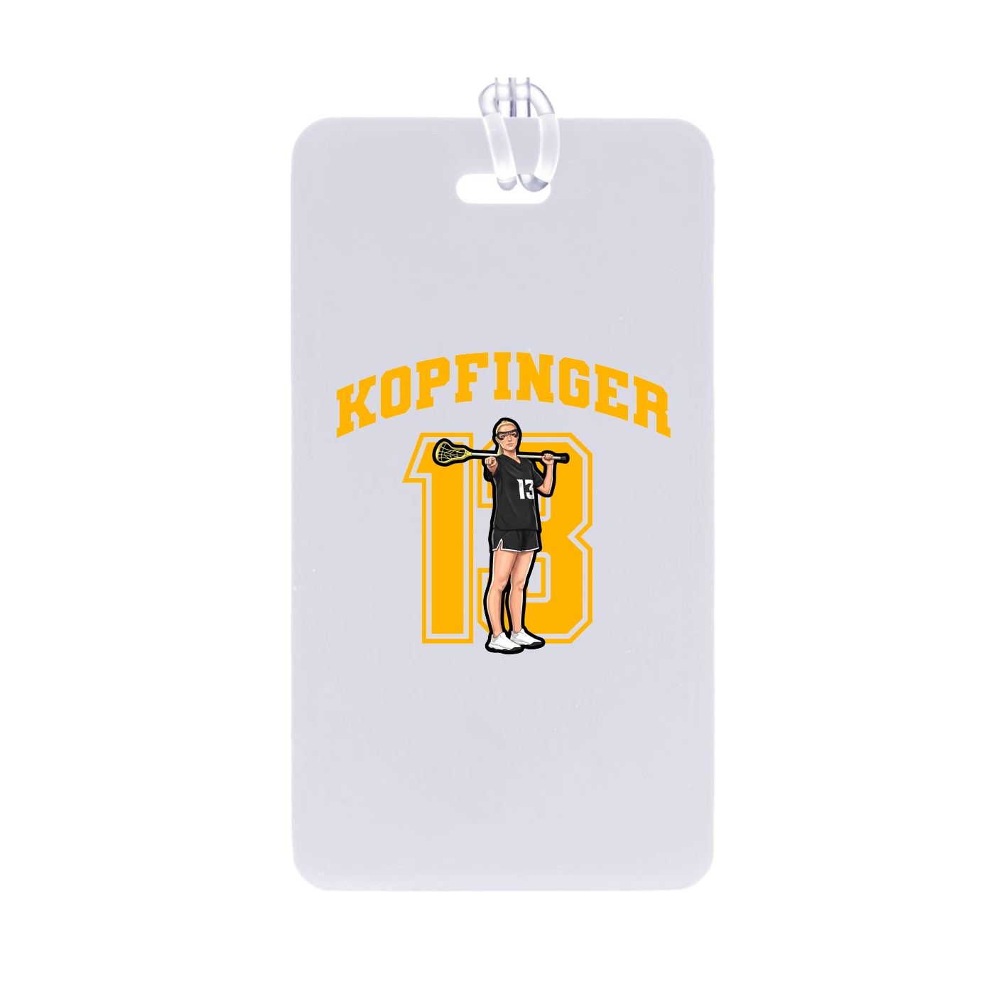 Bag Tag — Number in Classic