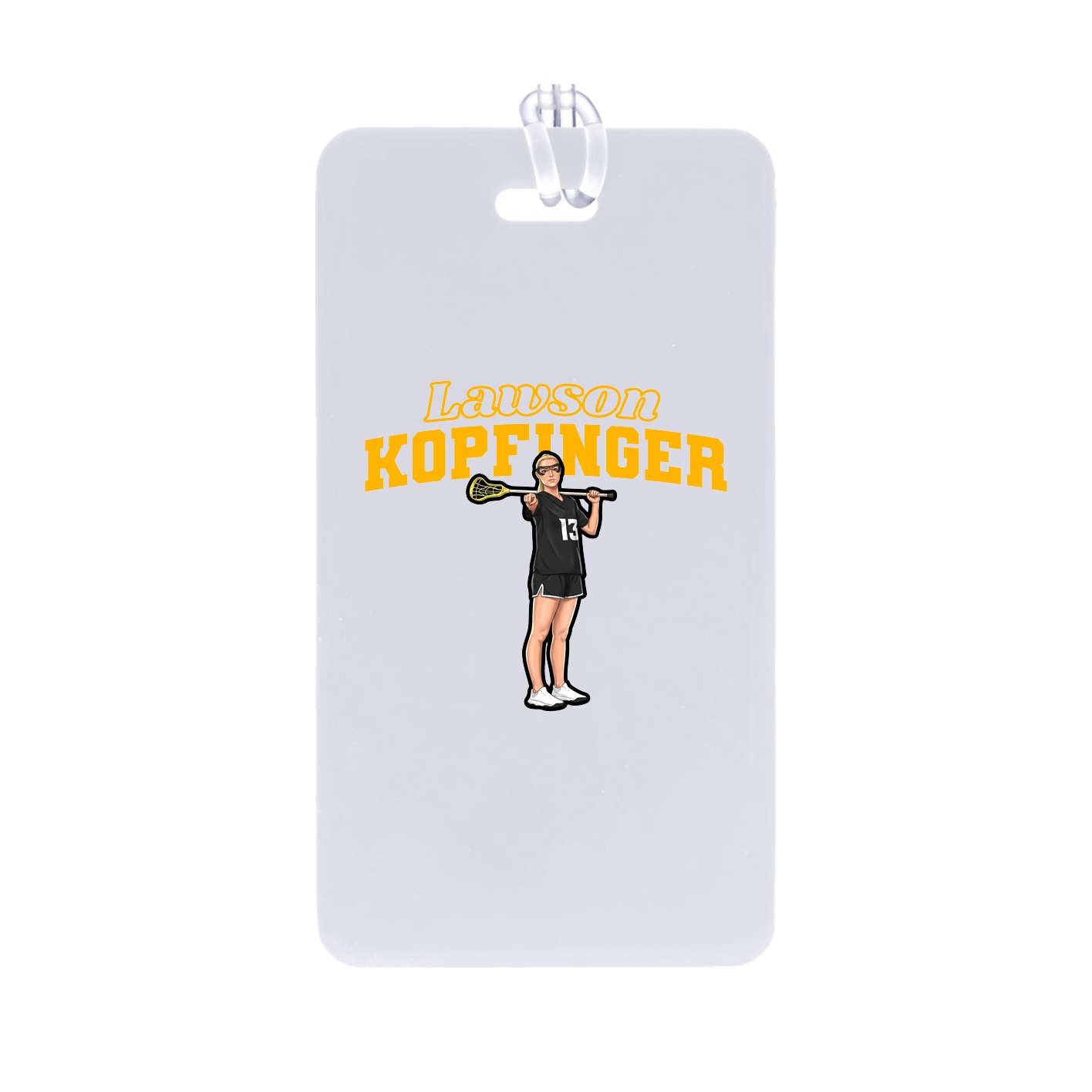 Bag Tag — Name Arch in Classic