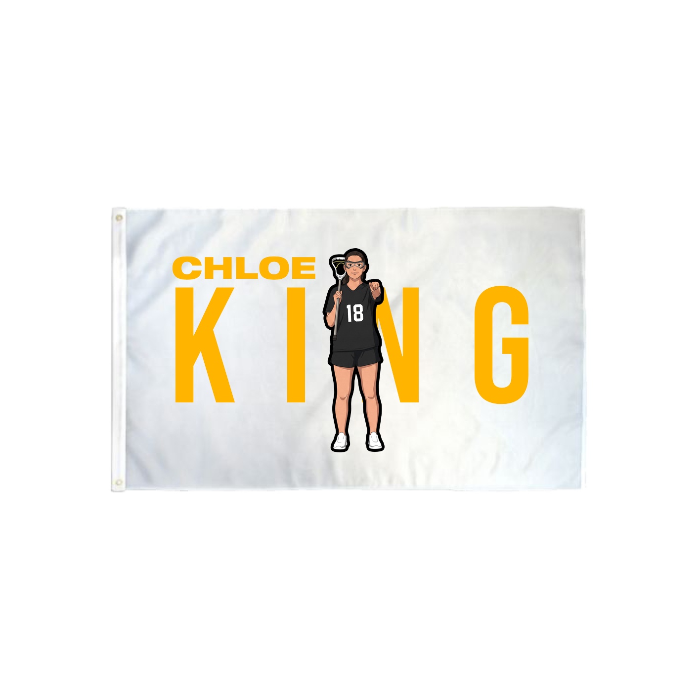 3x5 Flag — Player Name in Classic