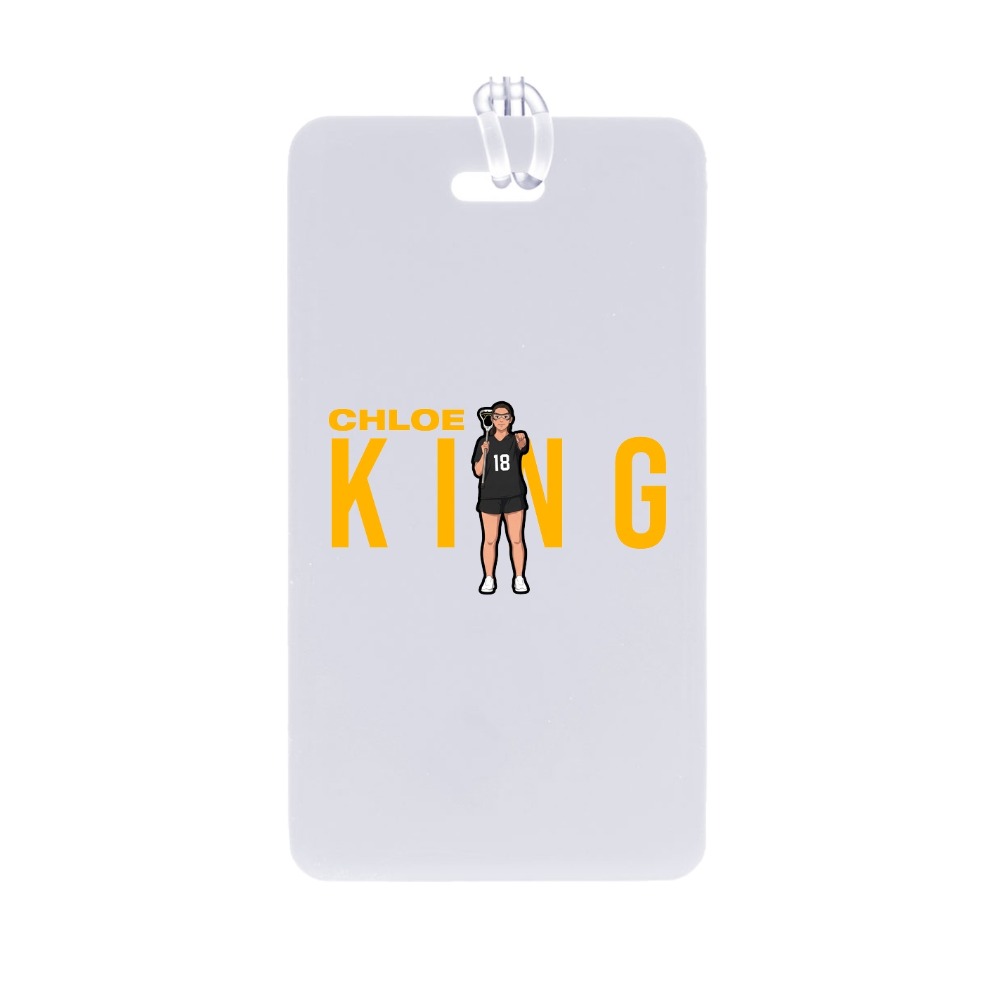 Bag Tag — Player Name in Classic