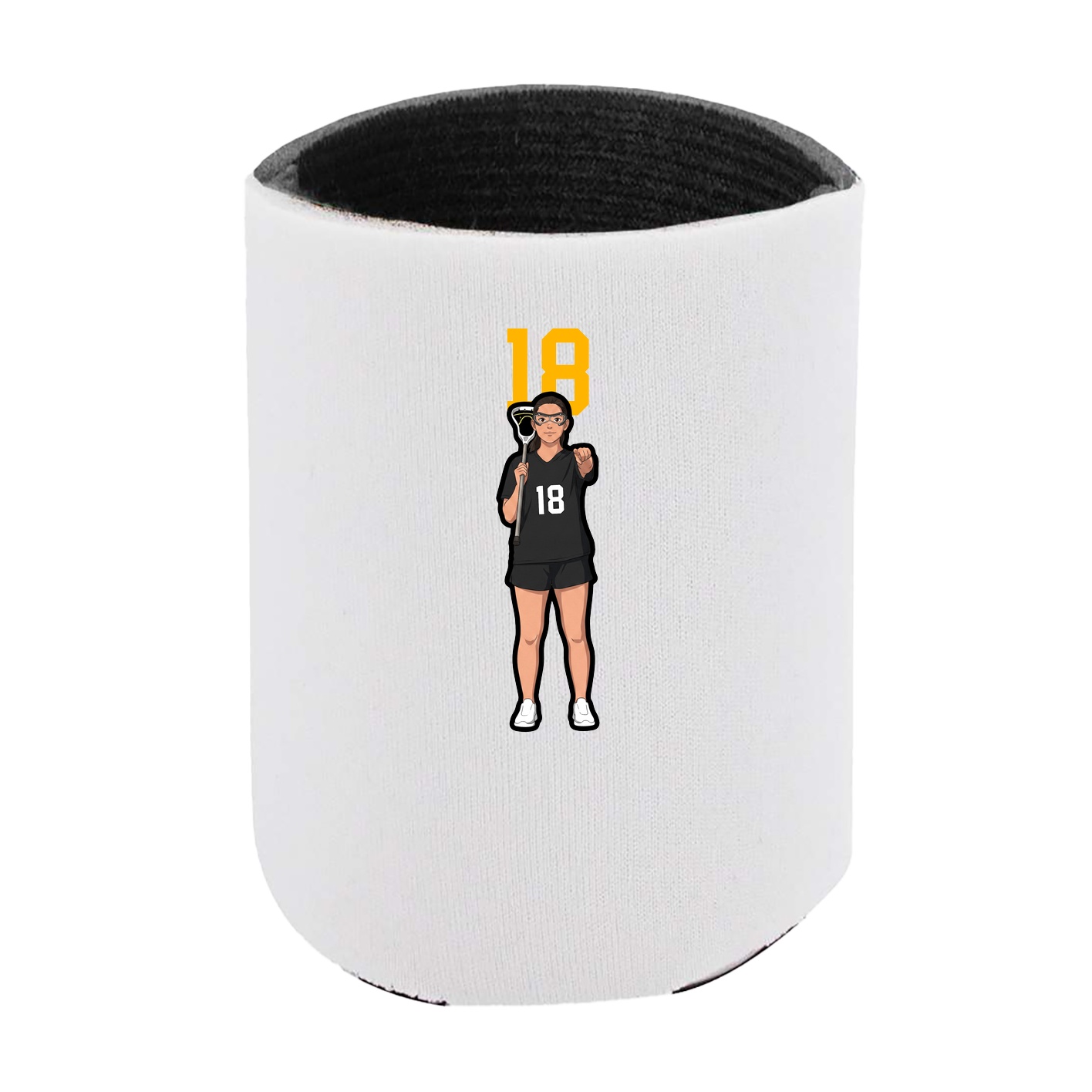 Can Holder — Number Top in White