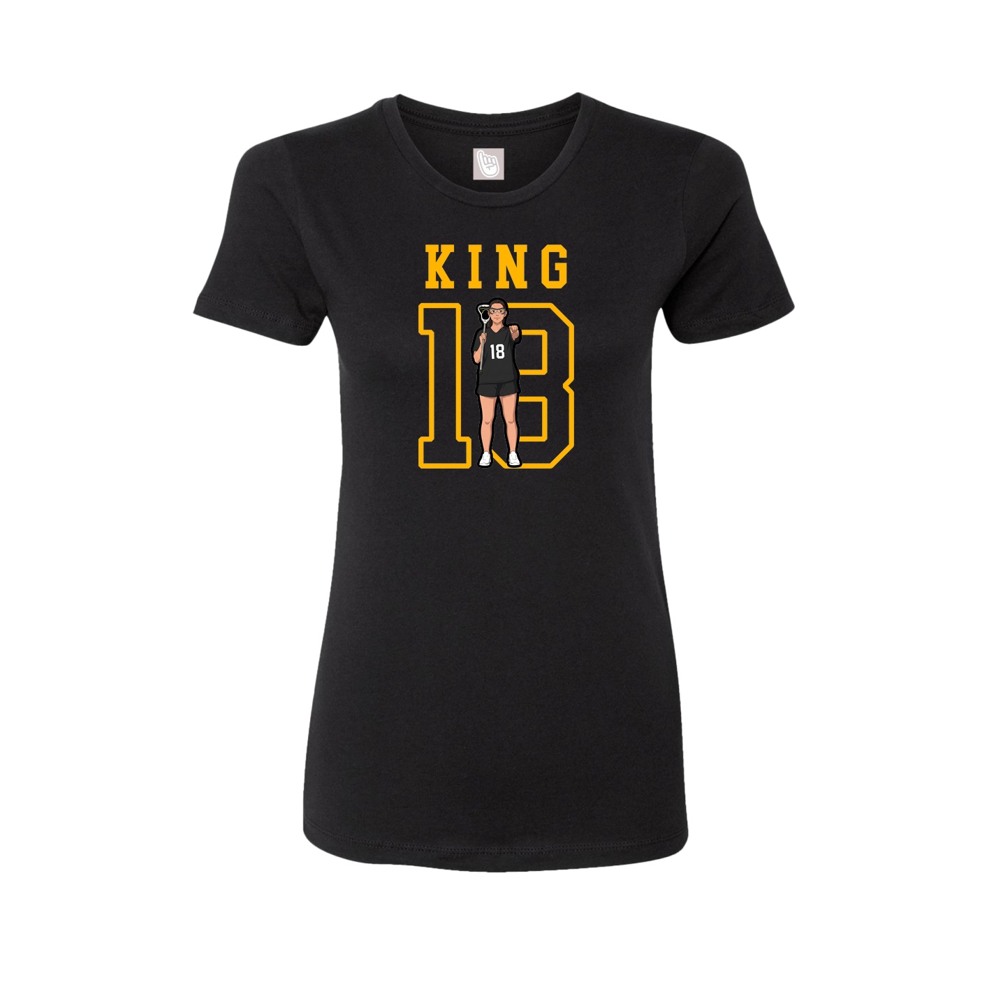 Fitted Women's Tee — Shirsey in Black