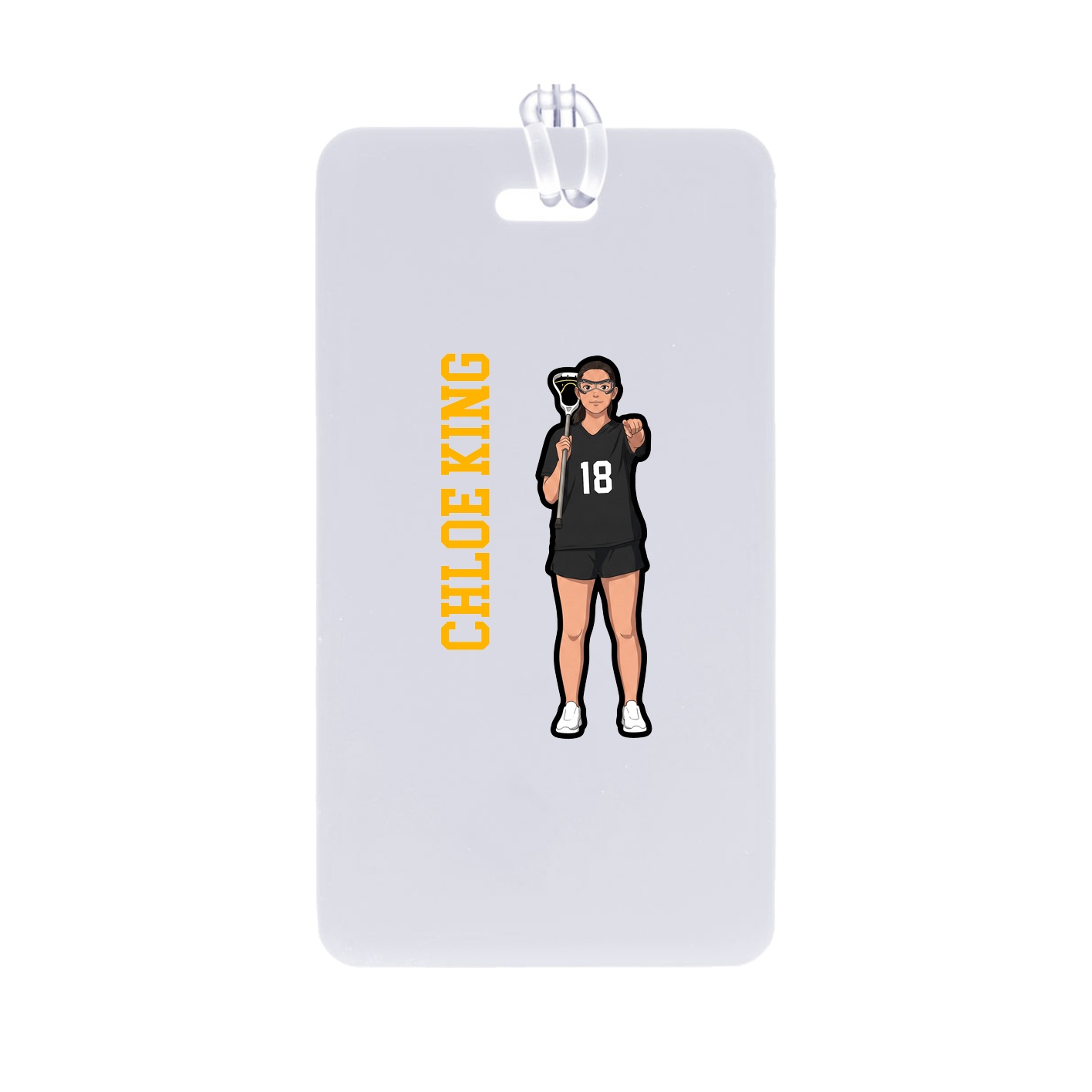 Bag Tag — Name Vertical in Classic