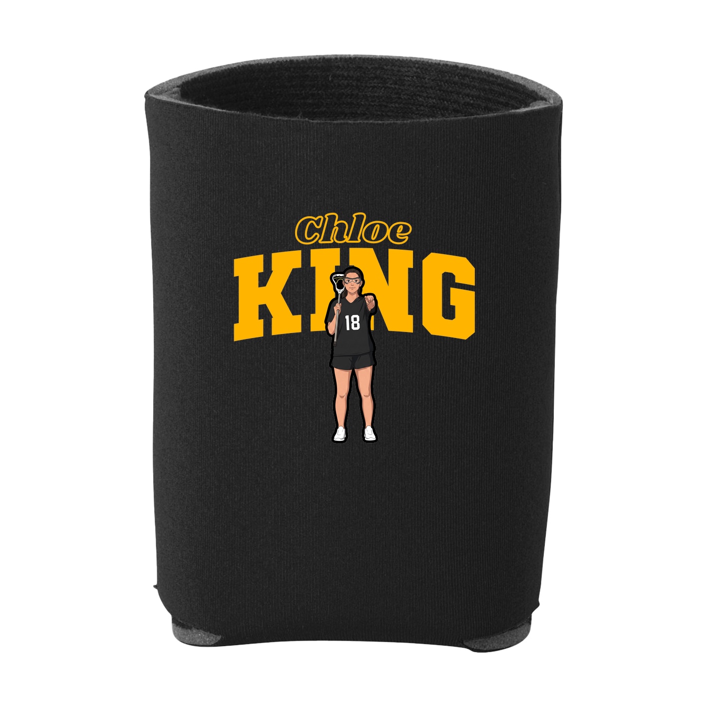 Can Holder — Name Arch in Black